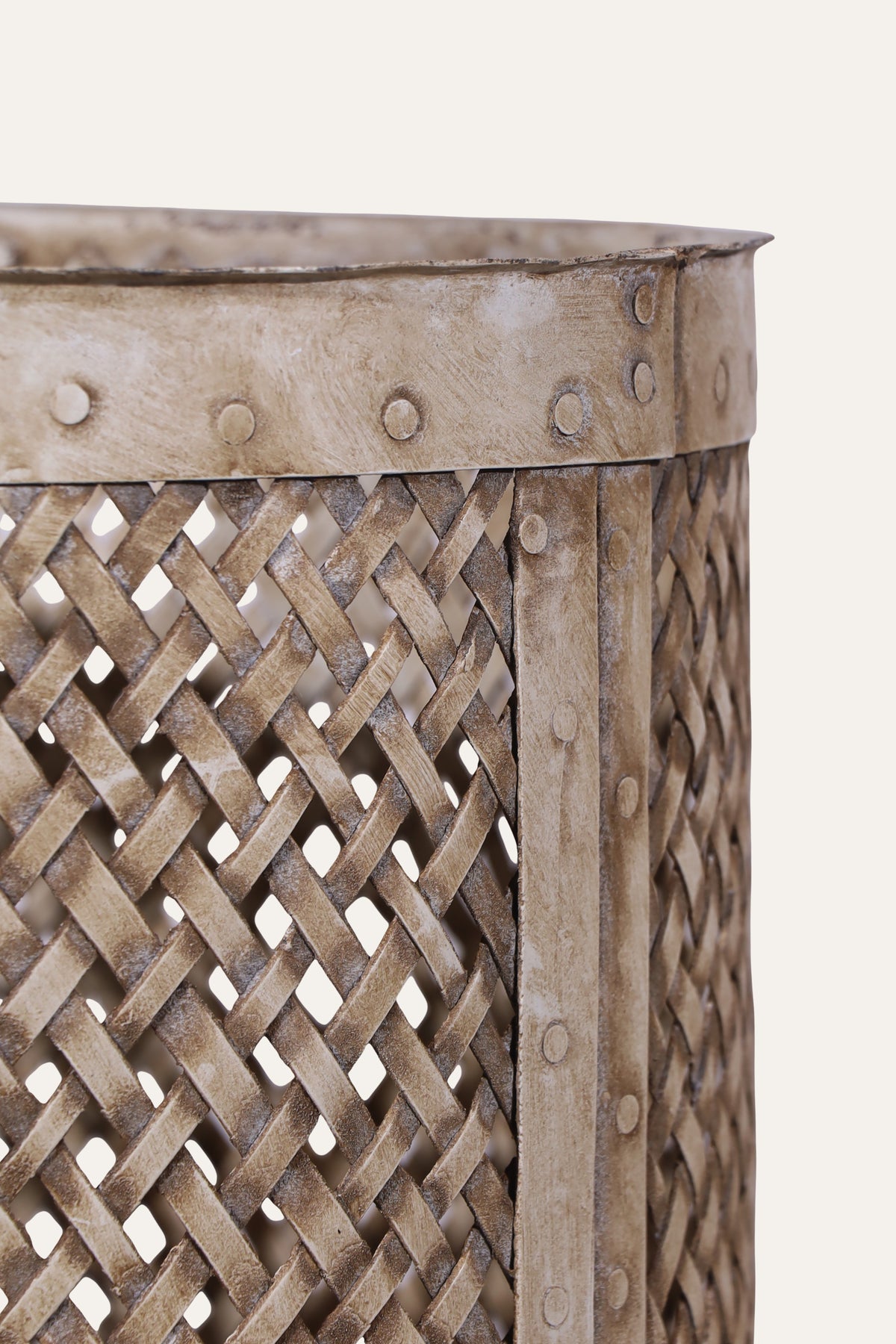 decorative metal basket