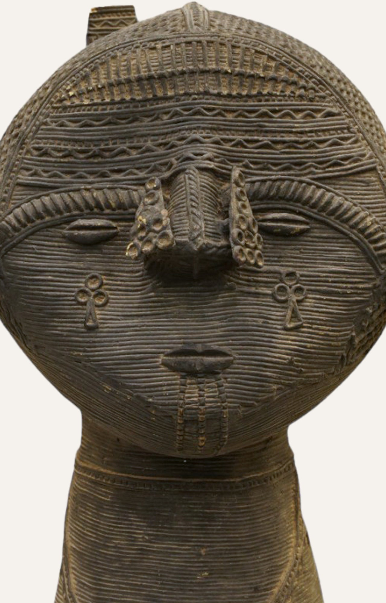 Nomadic Dhokra Tibal Handcrafted Women Brass Vintage Figurine Home Décor