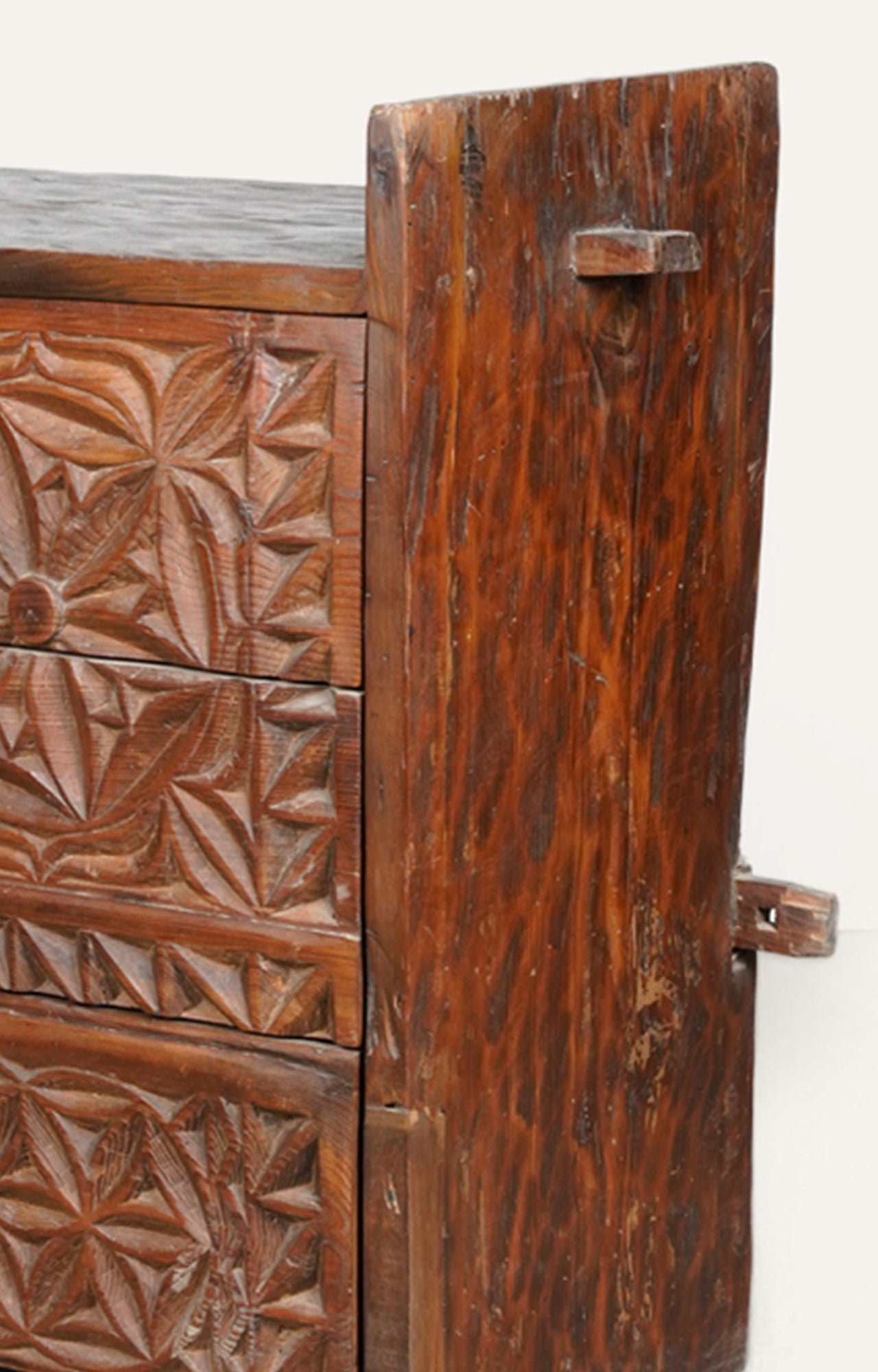 Tribal chest with drawers