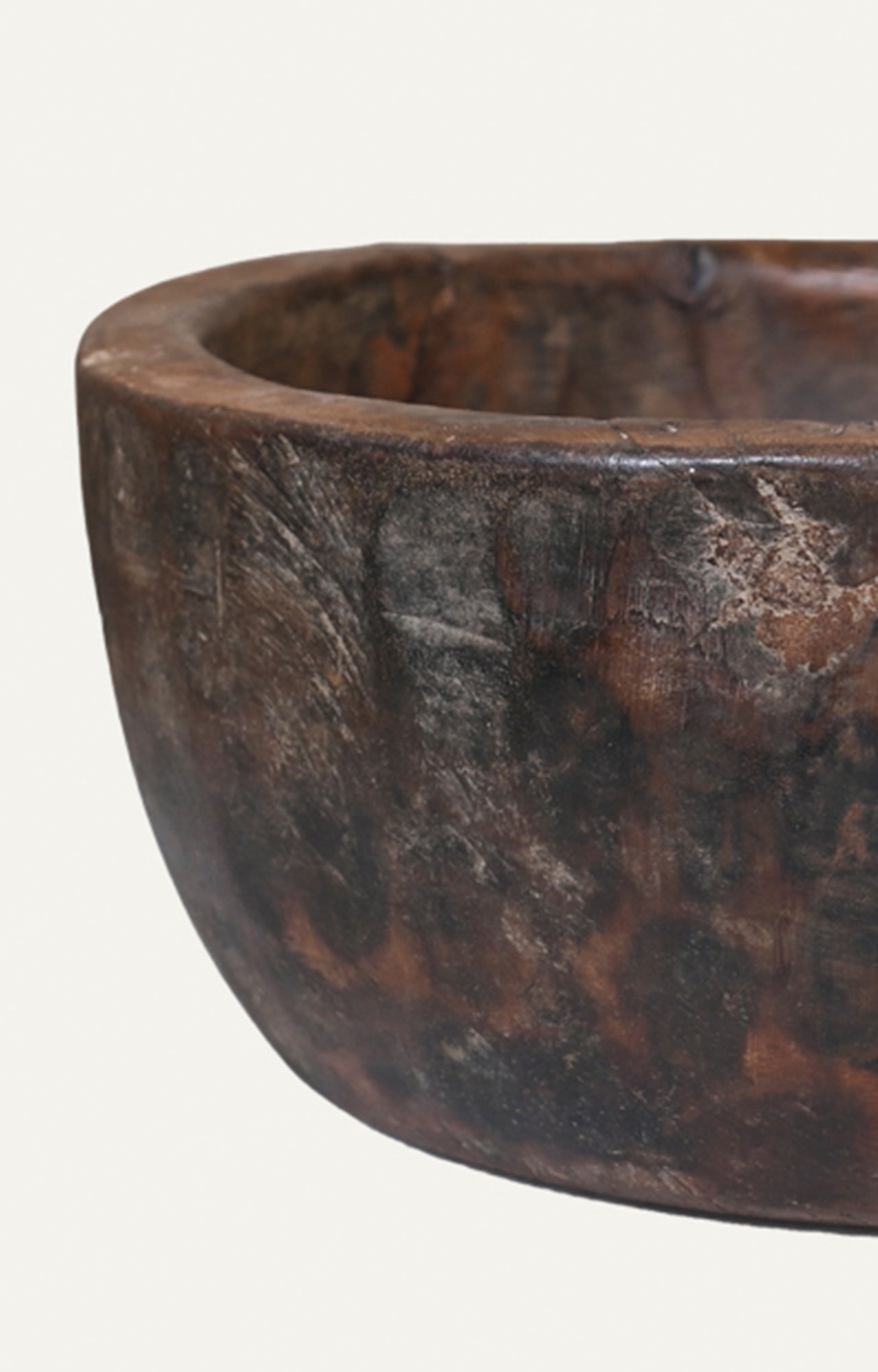 Weathered Teak Bowl