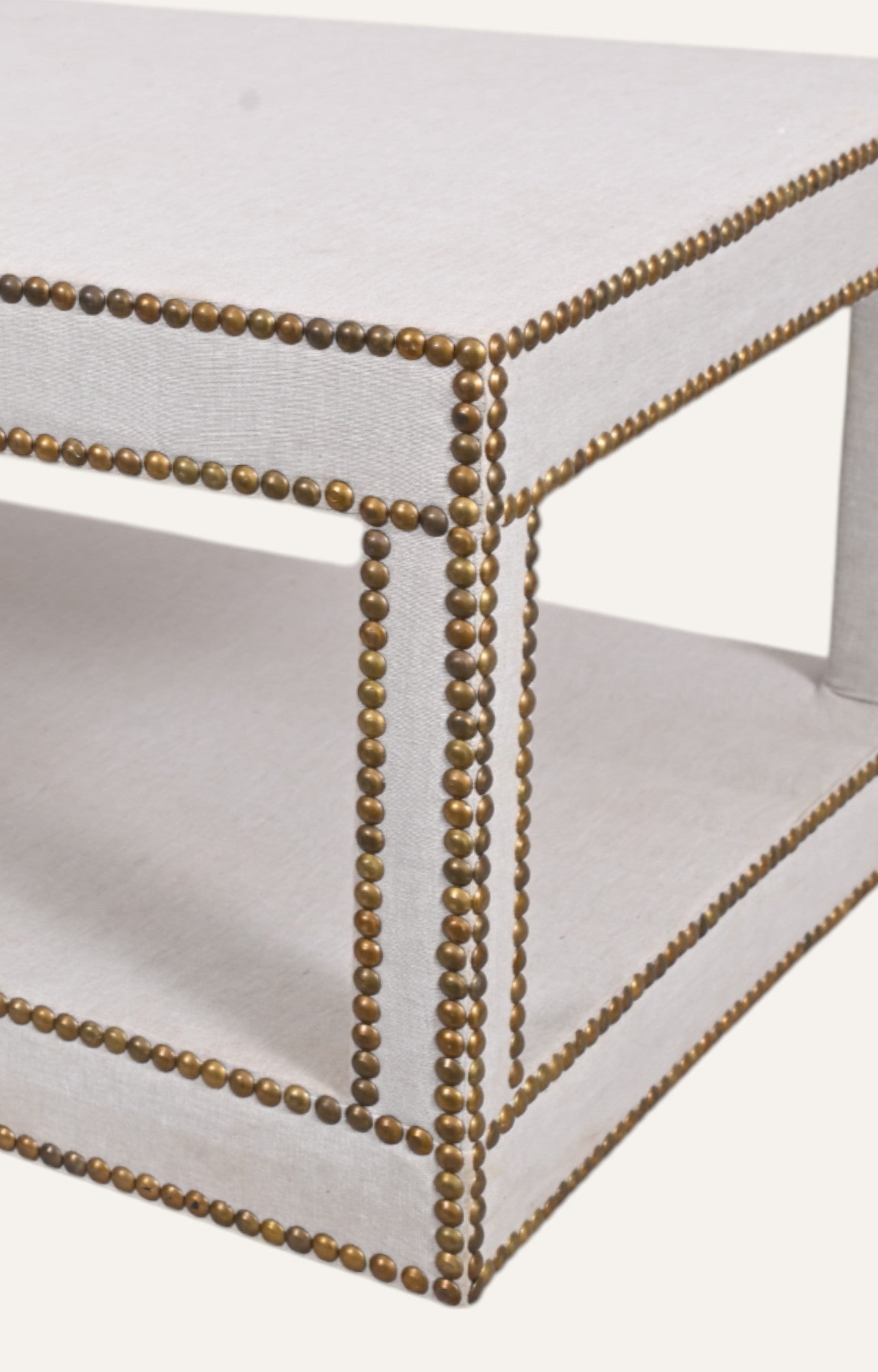 Linen Upholstered Coffee Table