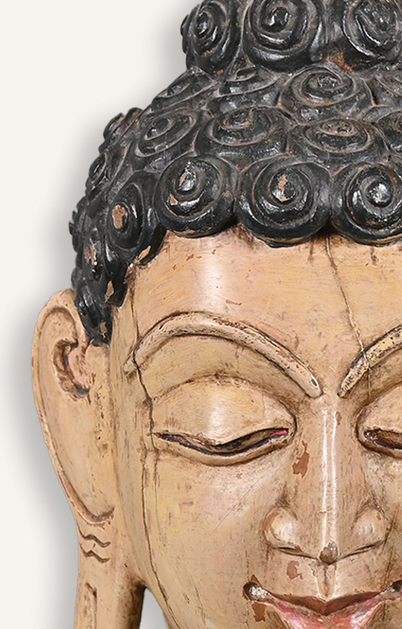 Buddha Head Wall Mask