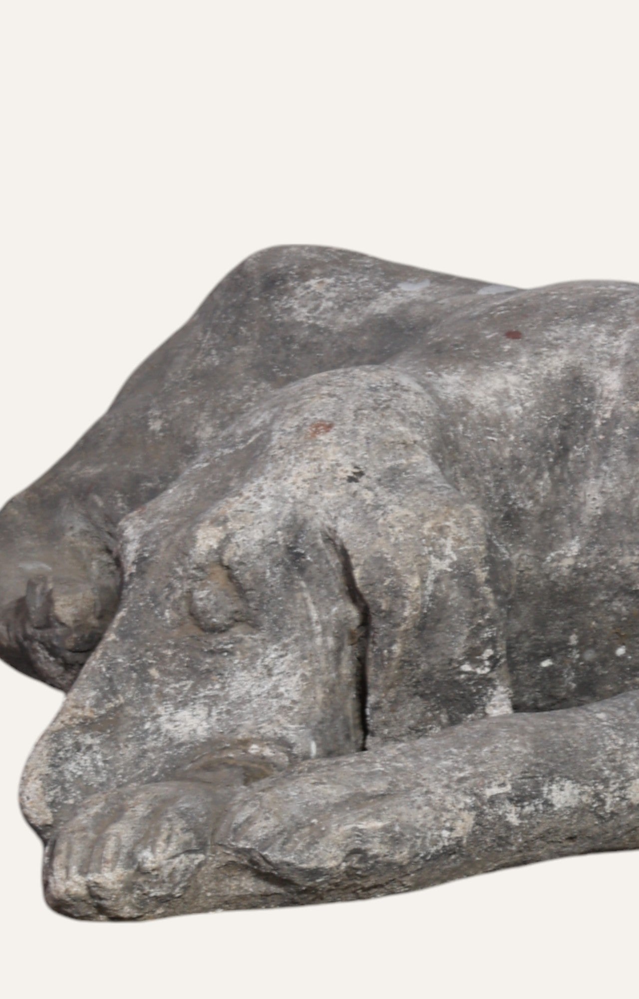 Sleeping Dog Sculpture