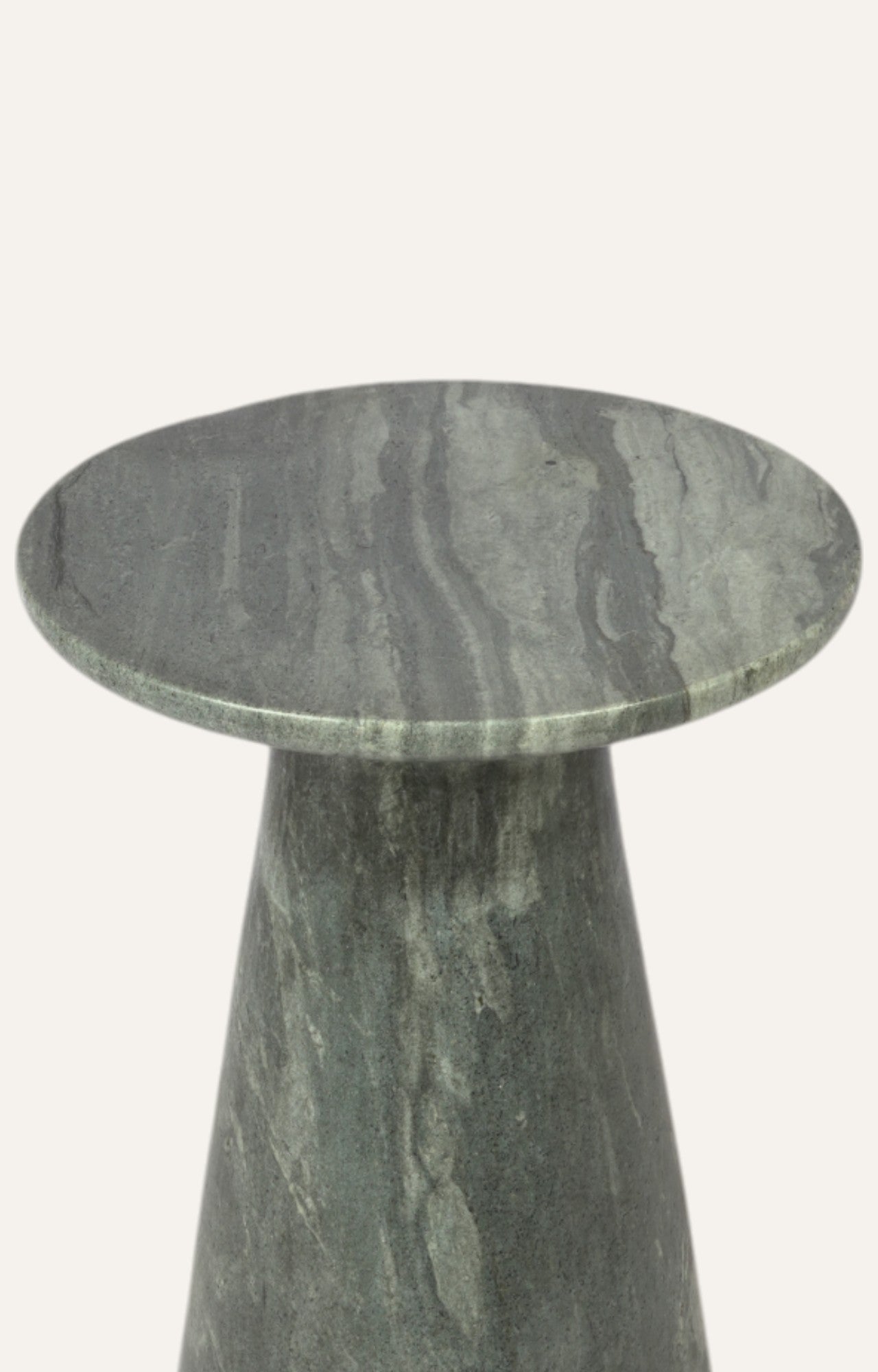 Hamilton Black Marble Round Side Table