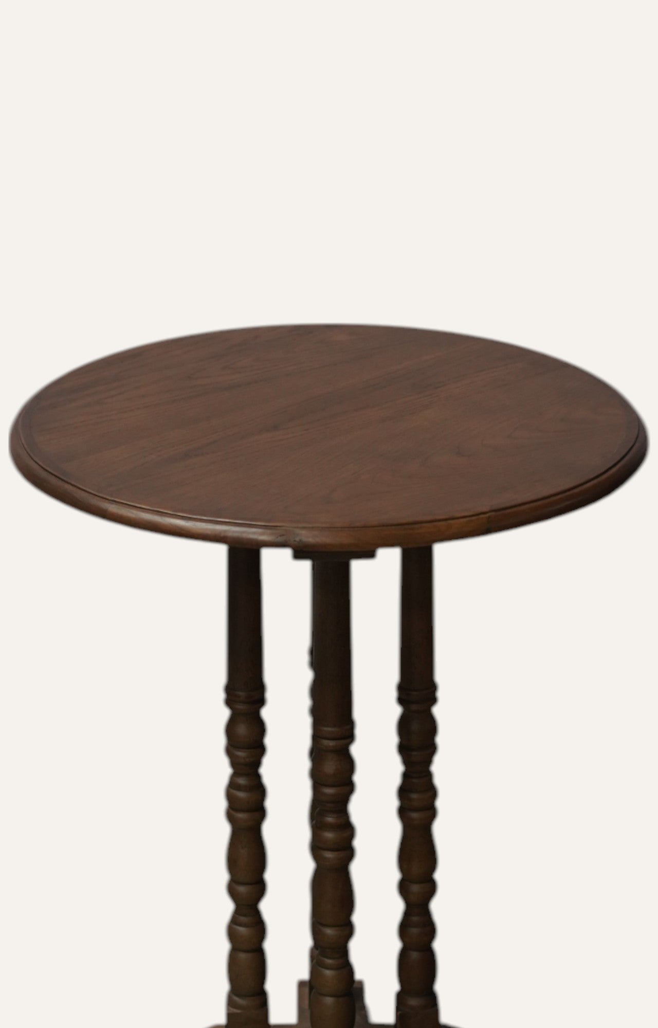 Tri spindle side table