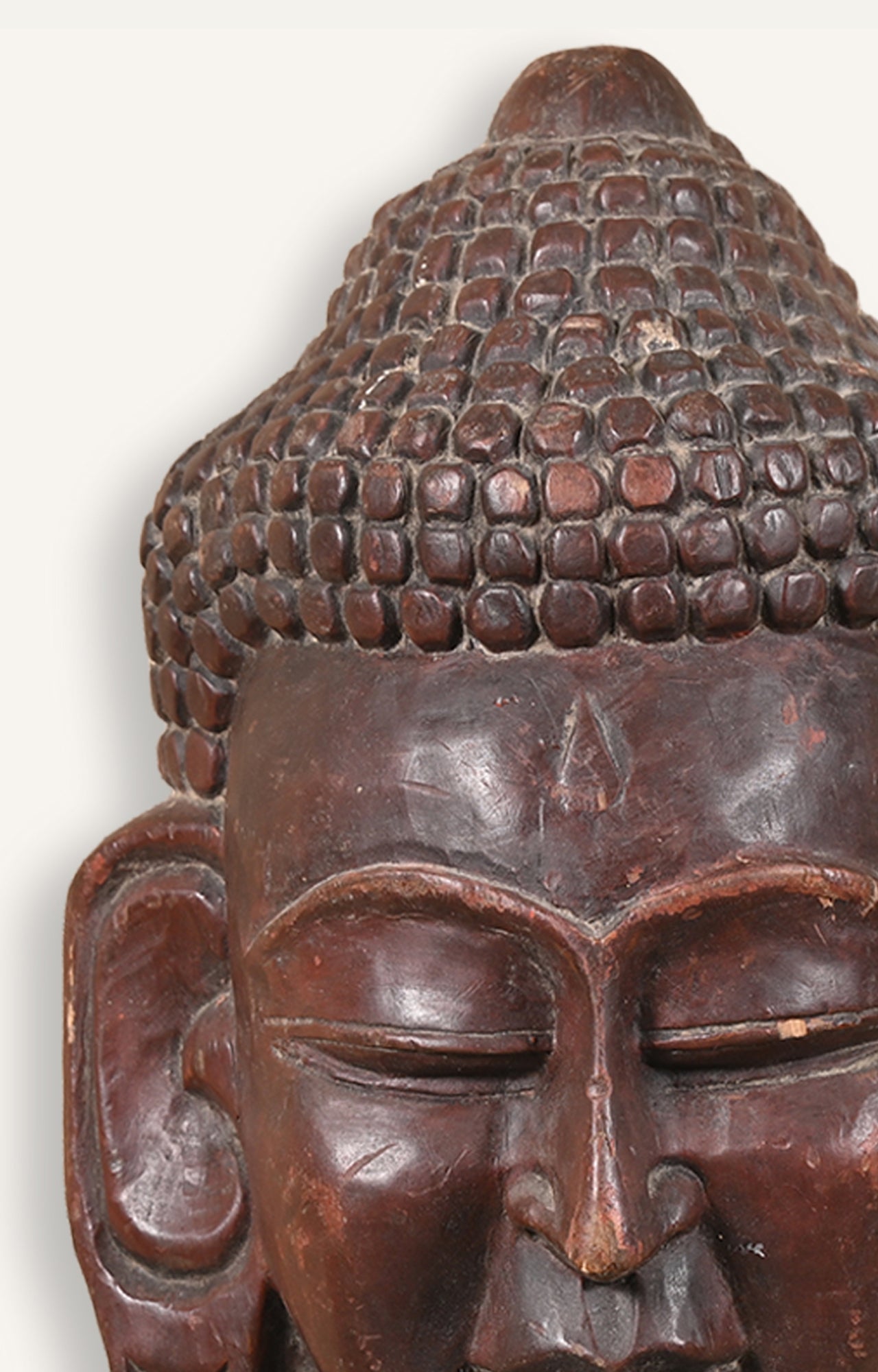 Wooden Lord Buddha Mask
