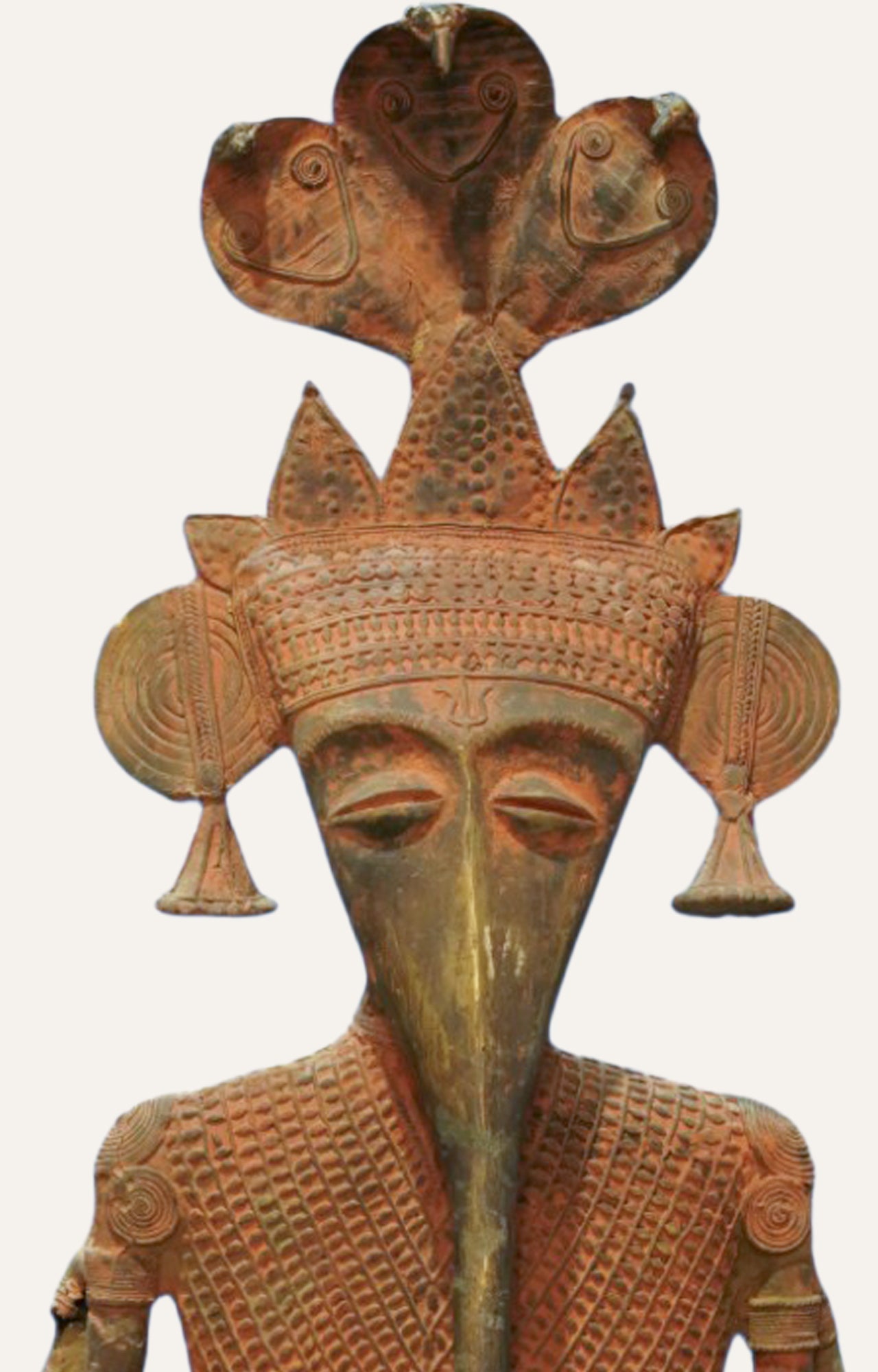 Handcrafted Dhokra Art Brass Ganesha Tribal Sculpture