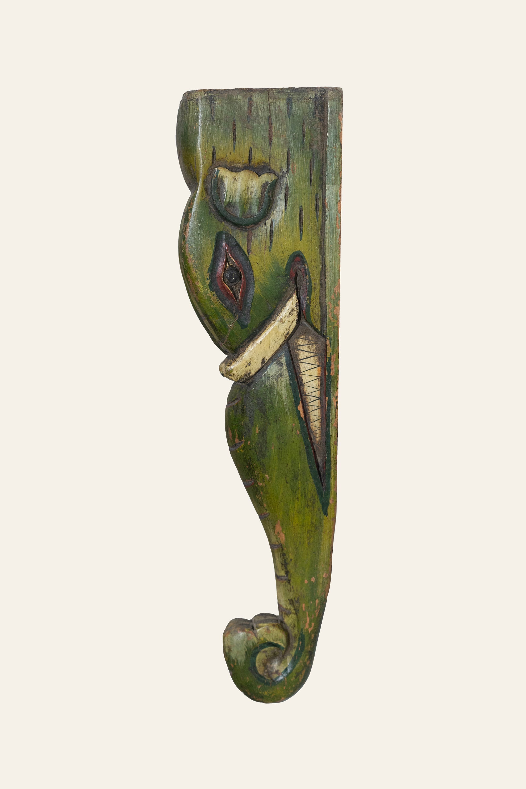 elephant wooden shelf support