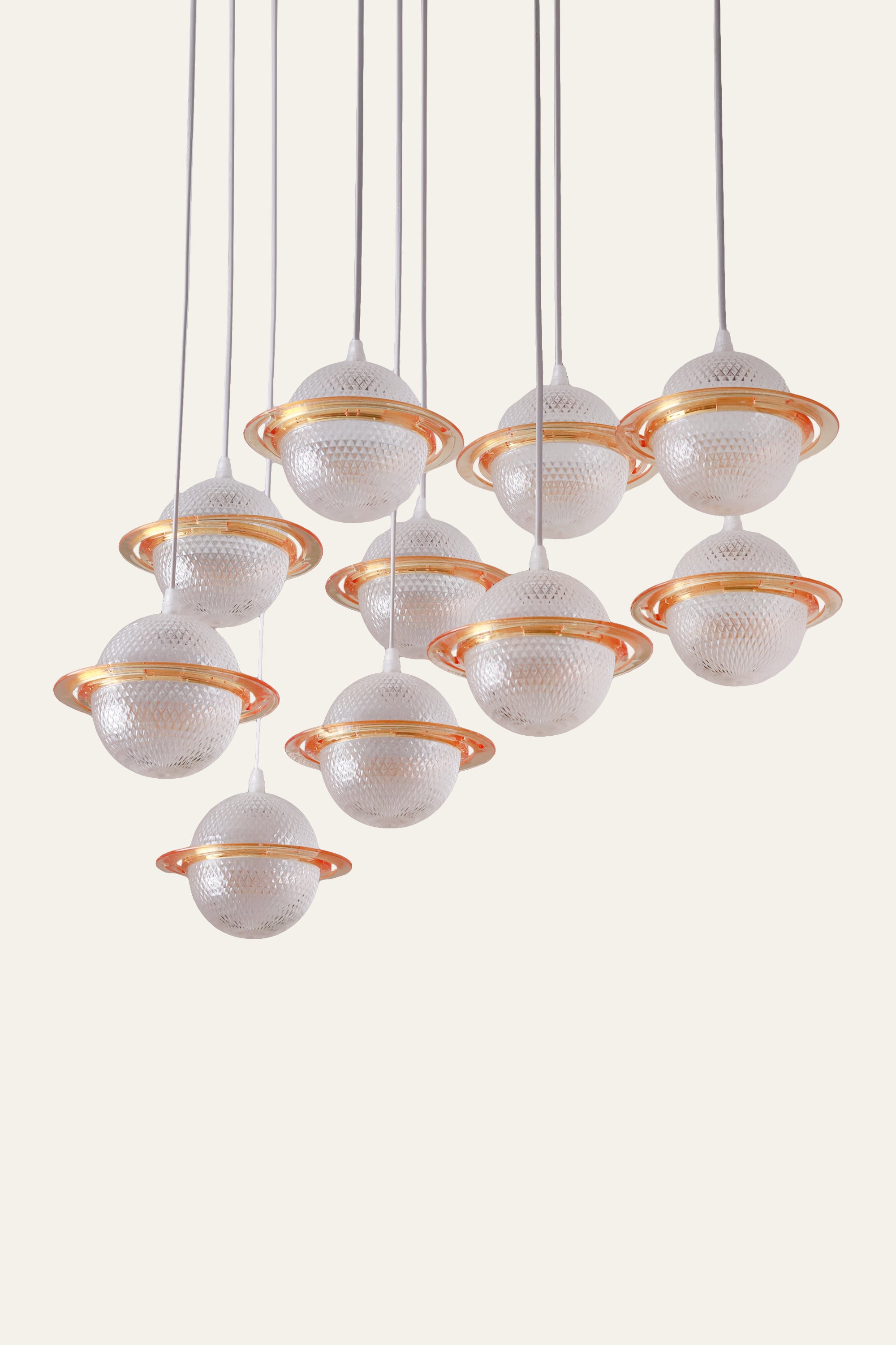 floating orbe multi light pendant chandelier