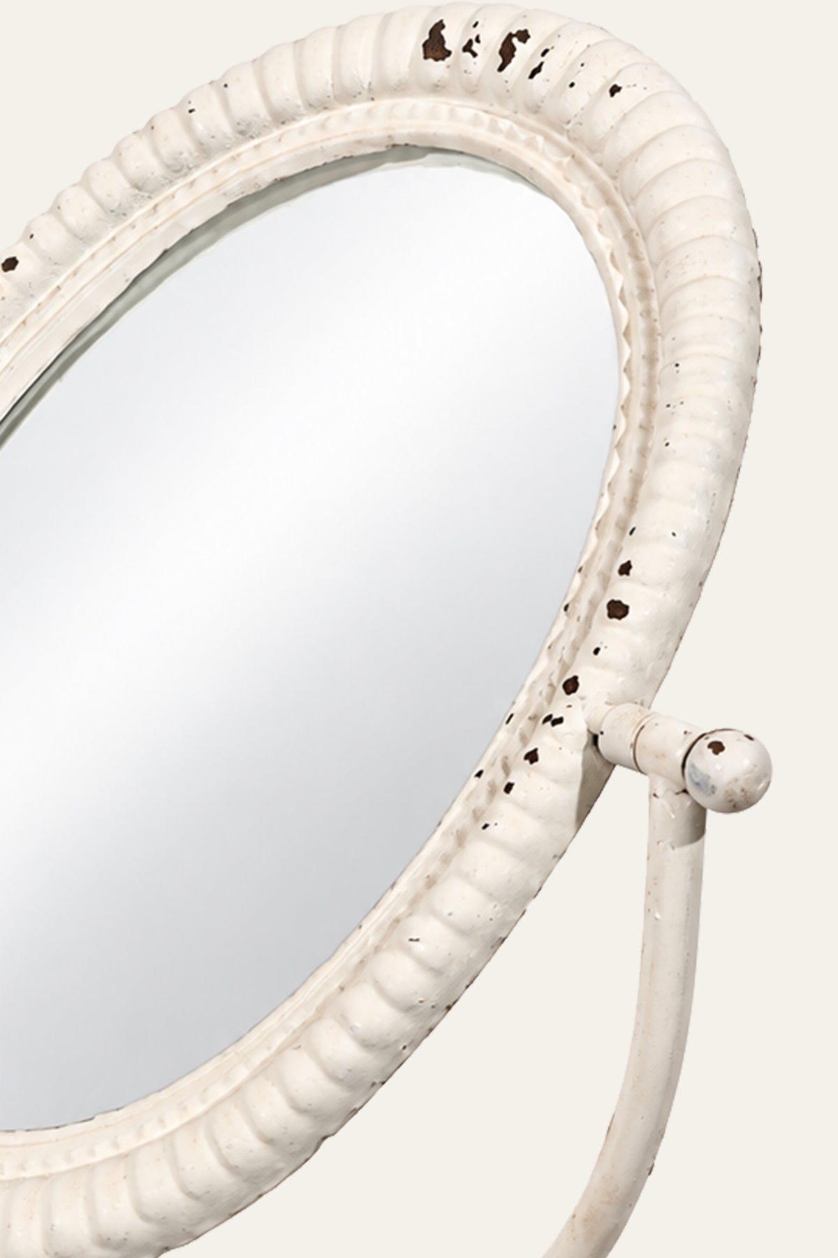 ivory vanity mirror