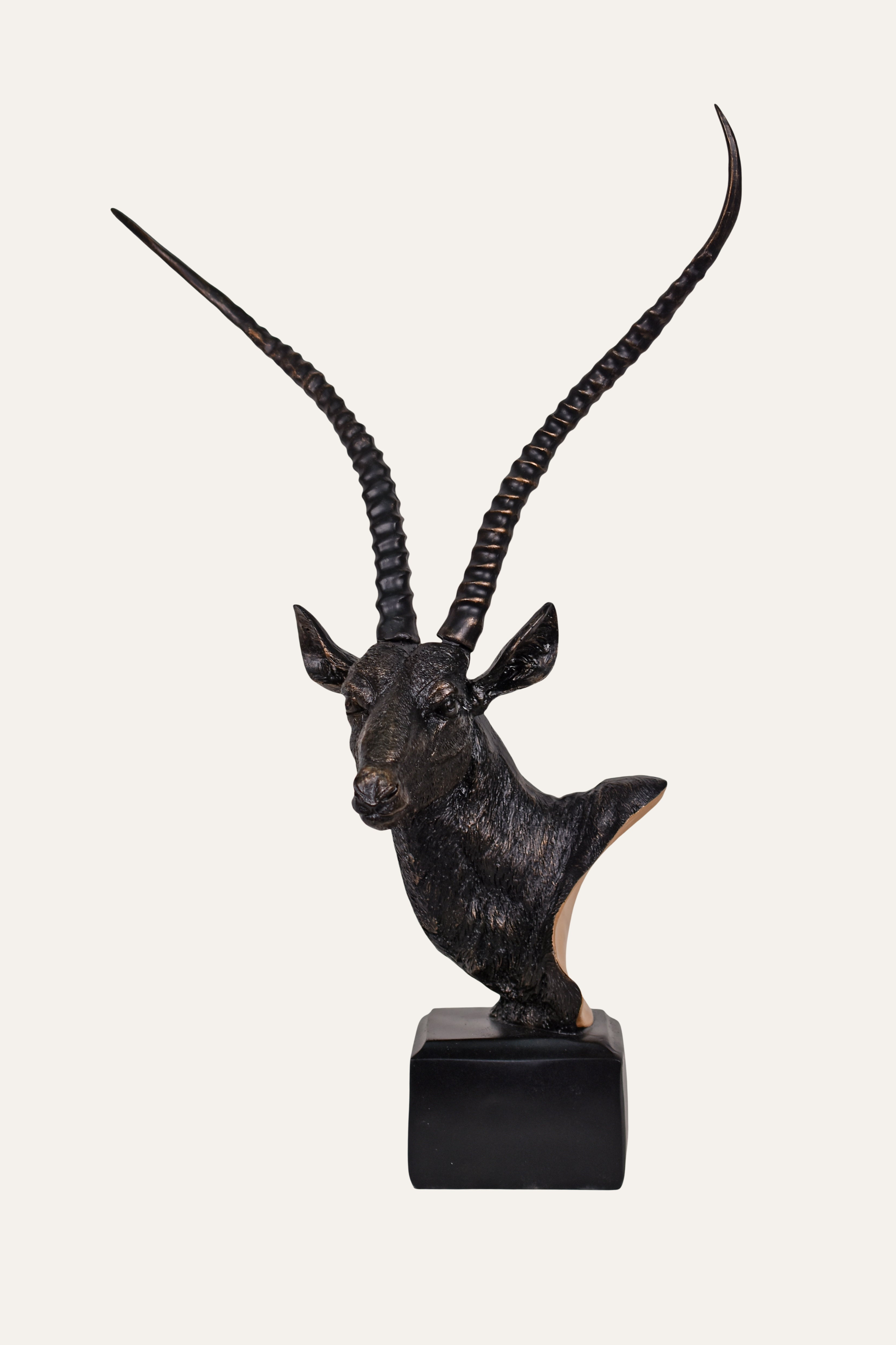 luxury antelope bust sculpture