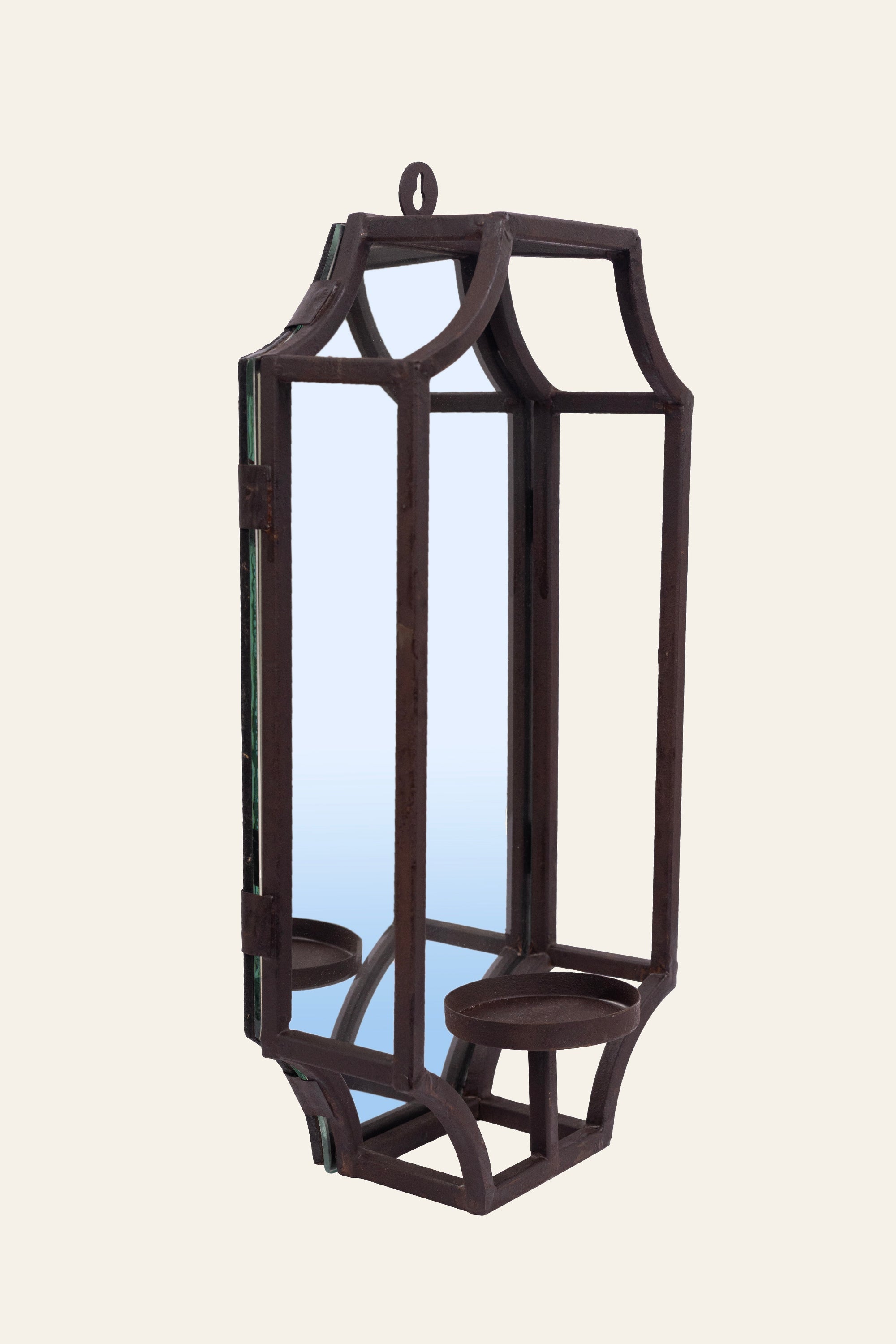 luxury metal wall candle holder