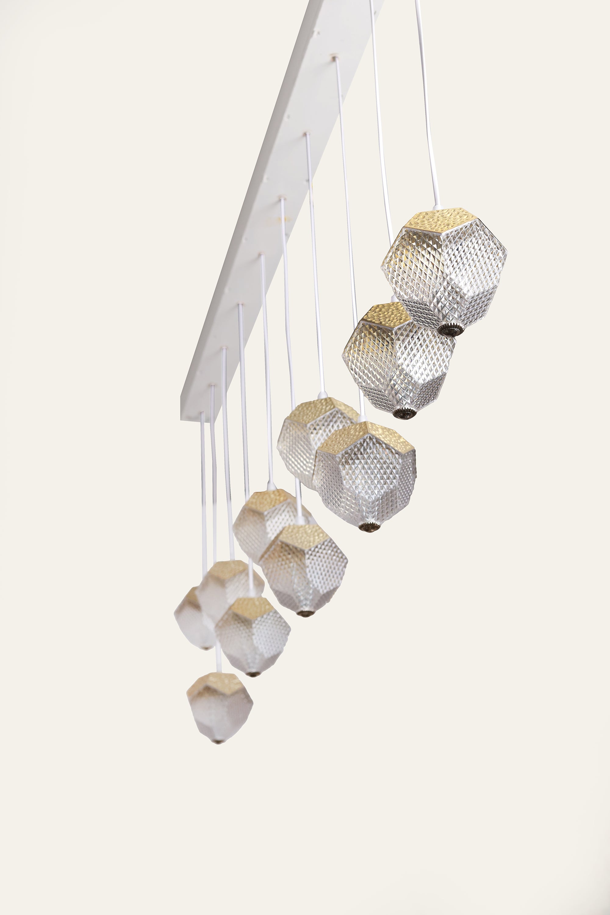 modern linear chandelier for dining table