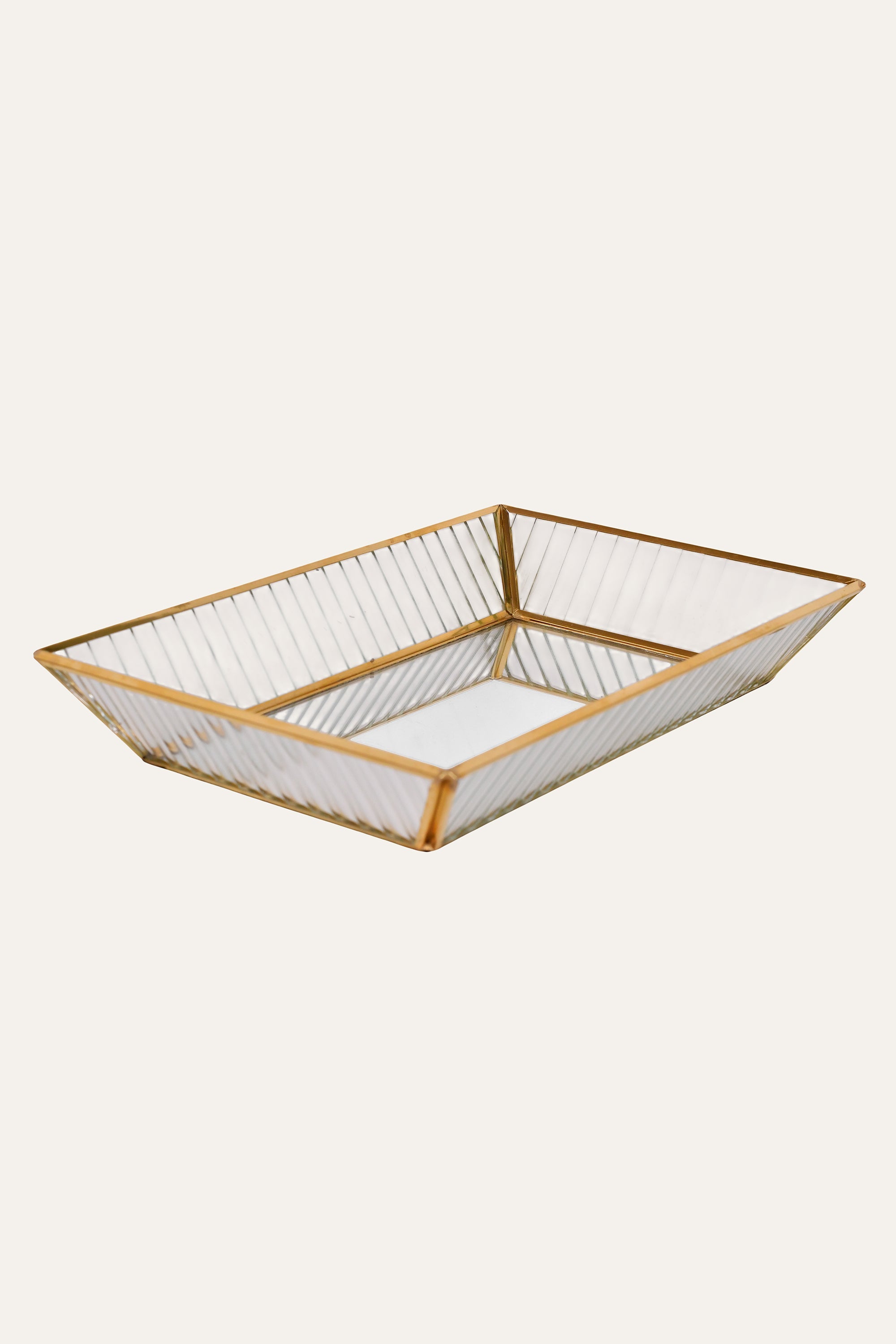 modern luxury glass tray