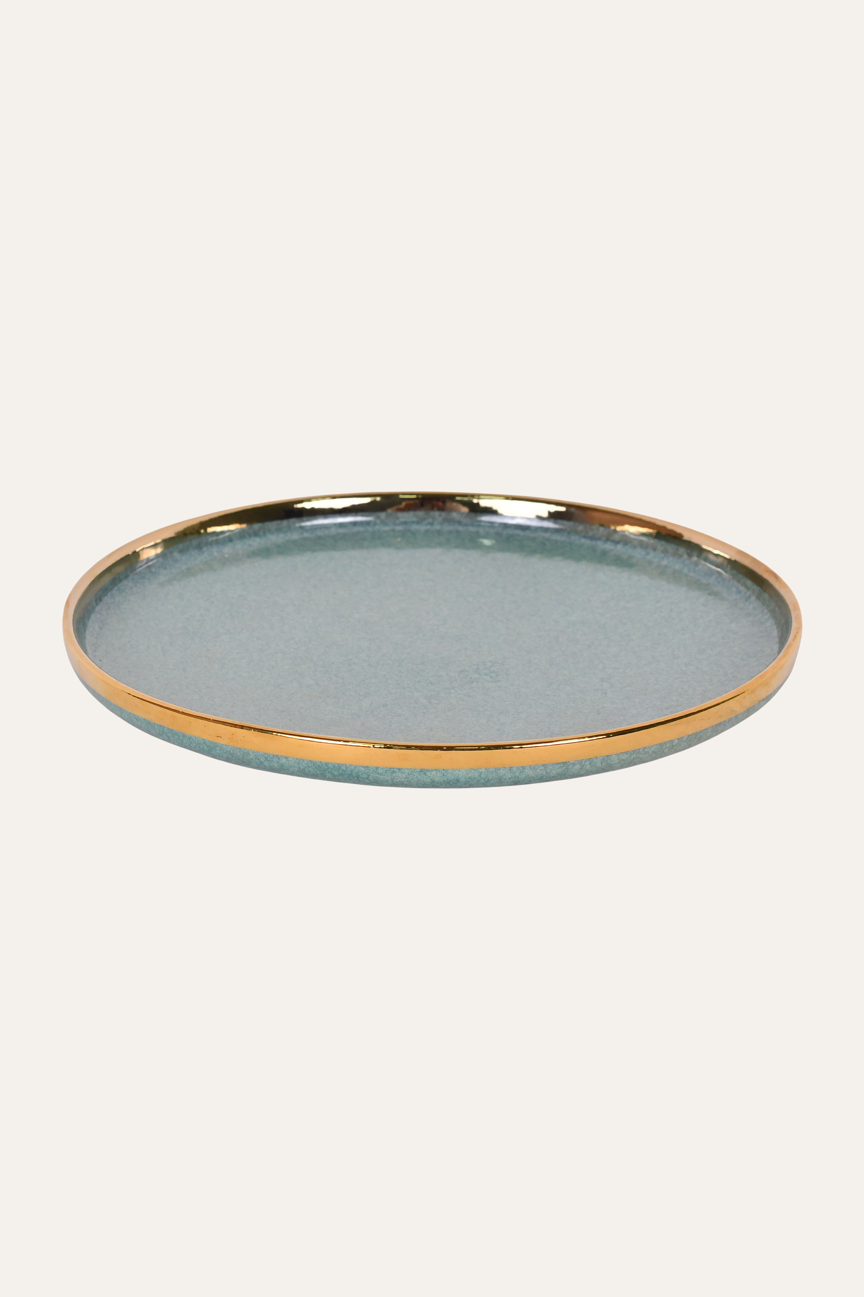 modern teal table décor