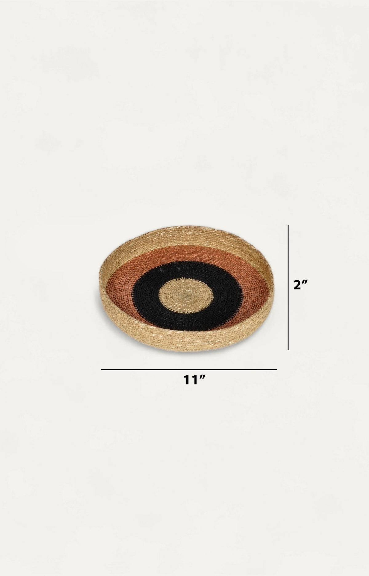 natural seagrass decorative tray