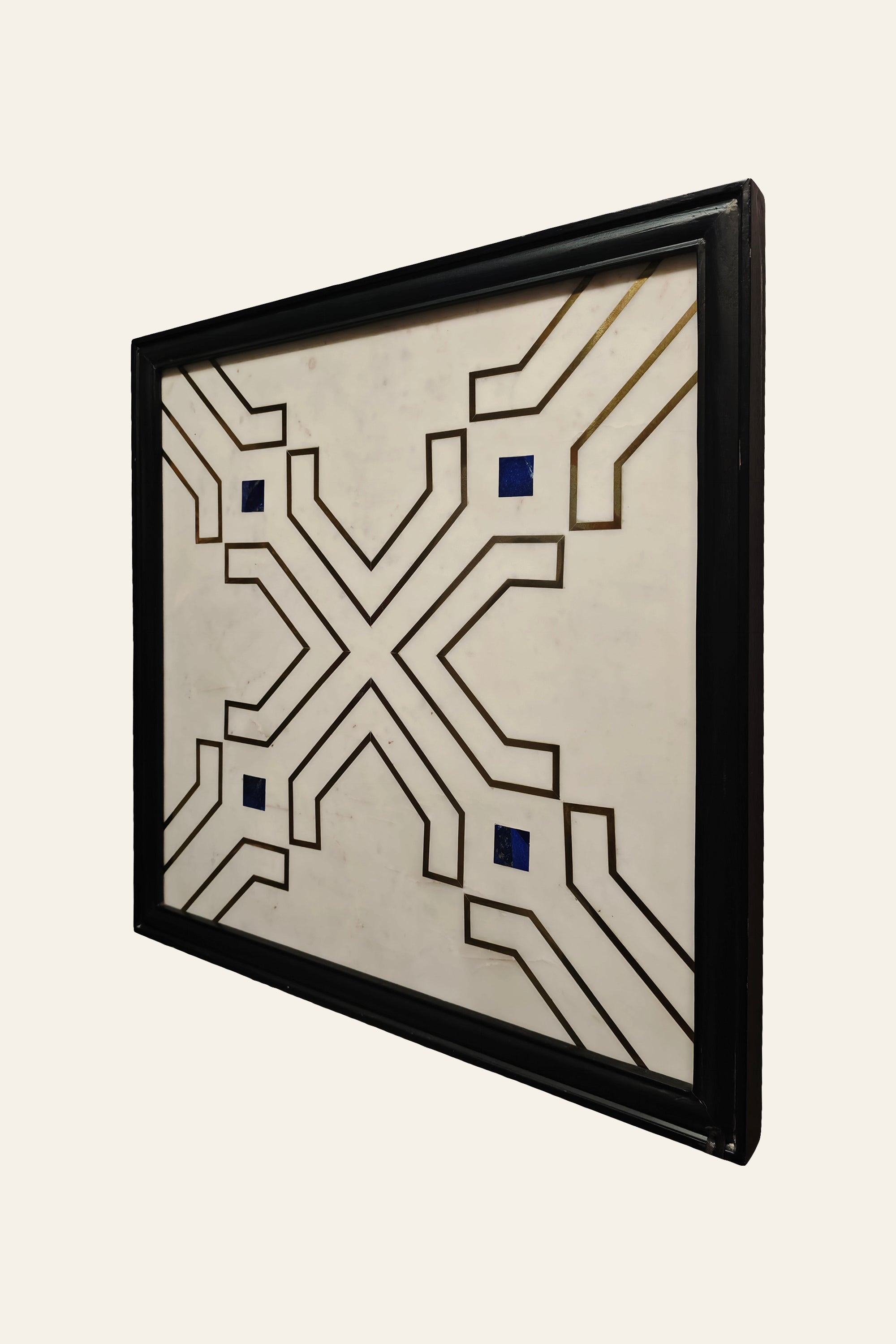premium framed marble wall panel