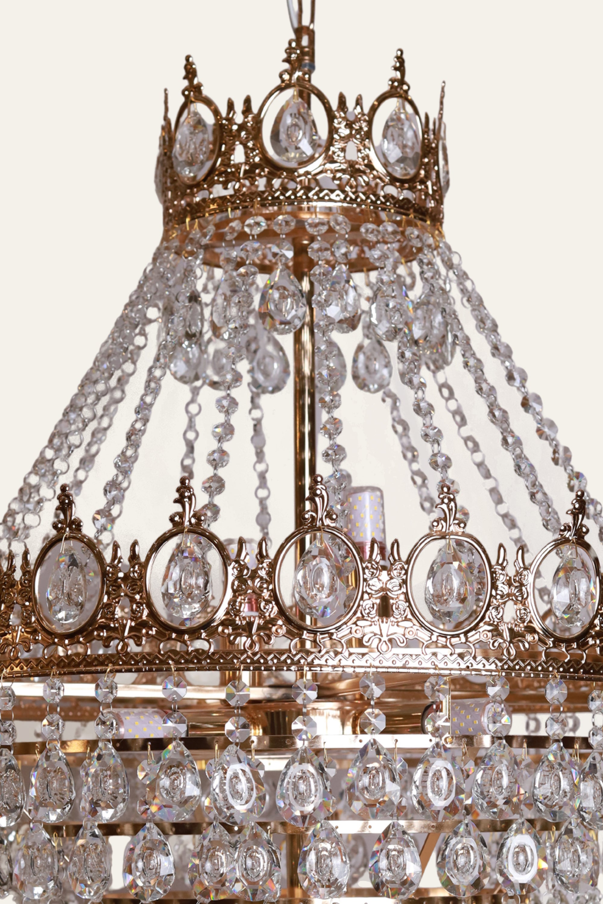 premium tiered ceiling chandelier