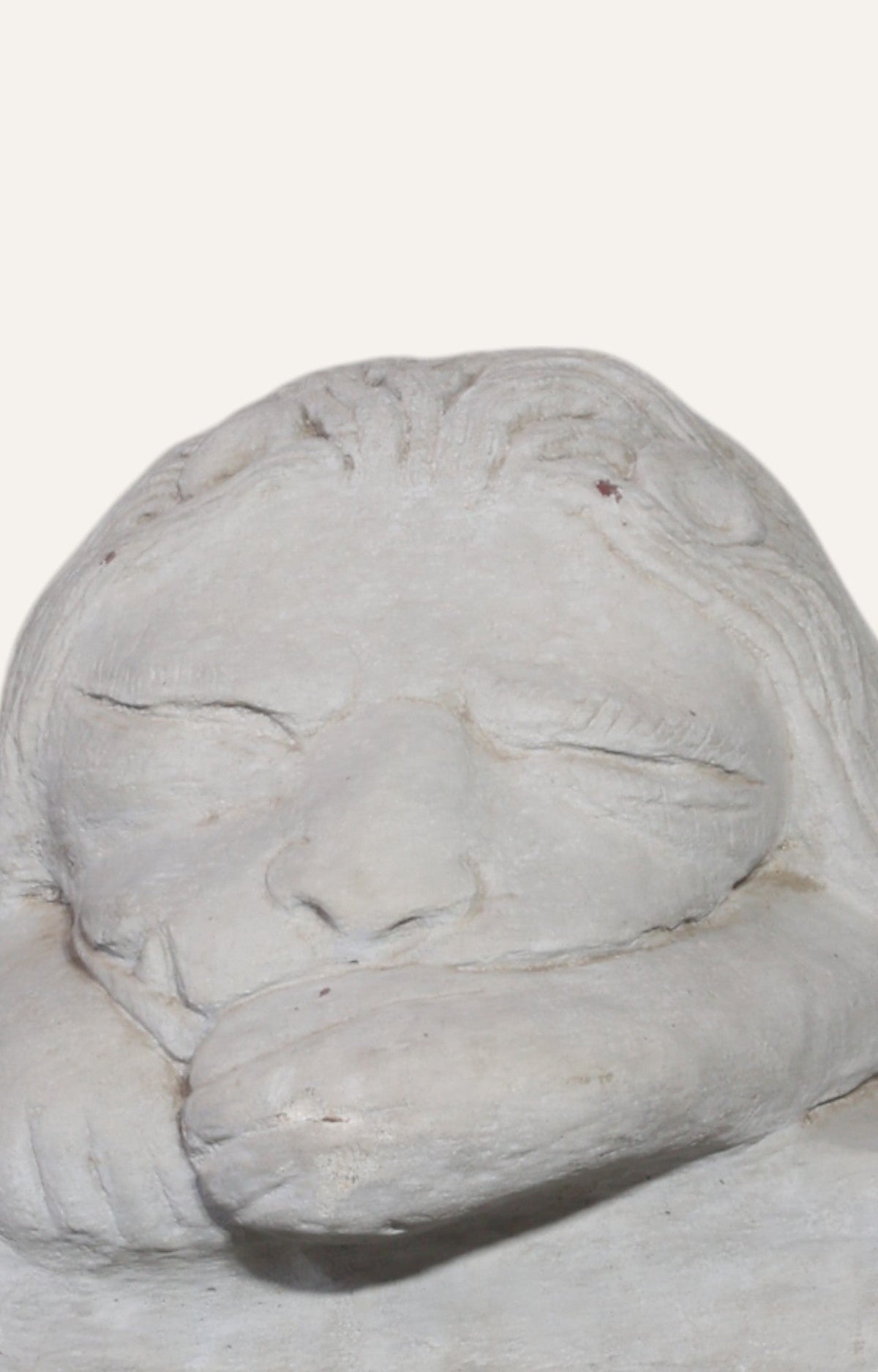 set of 2 lion sculptures