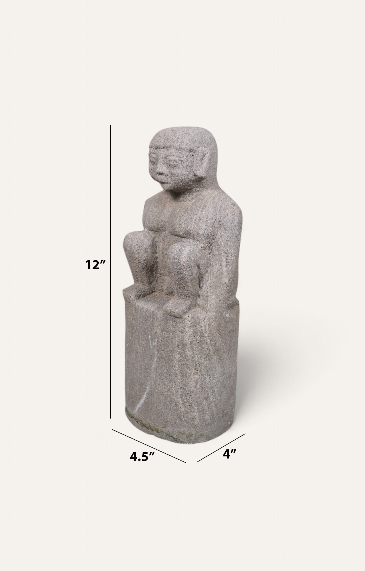 Antique Man Stone Sculpture