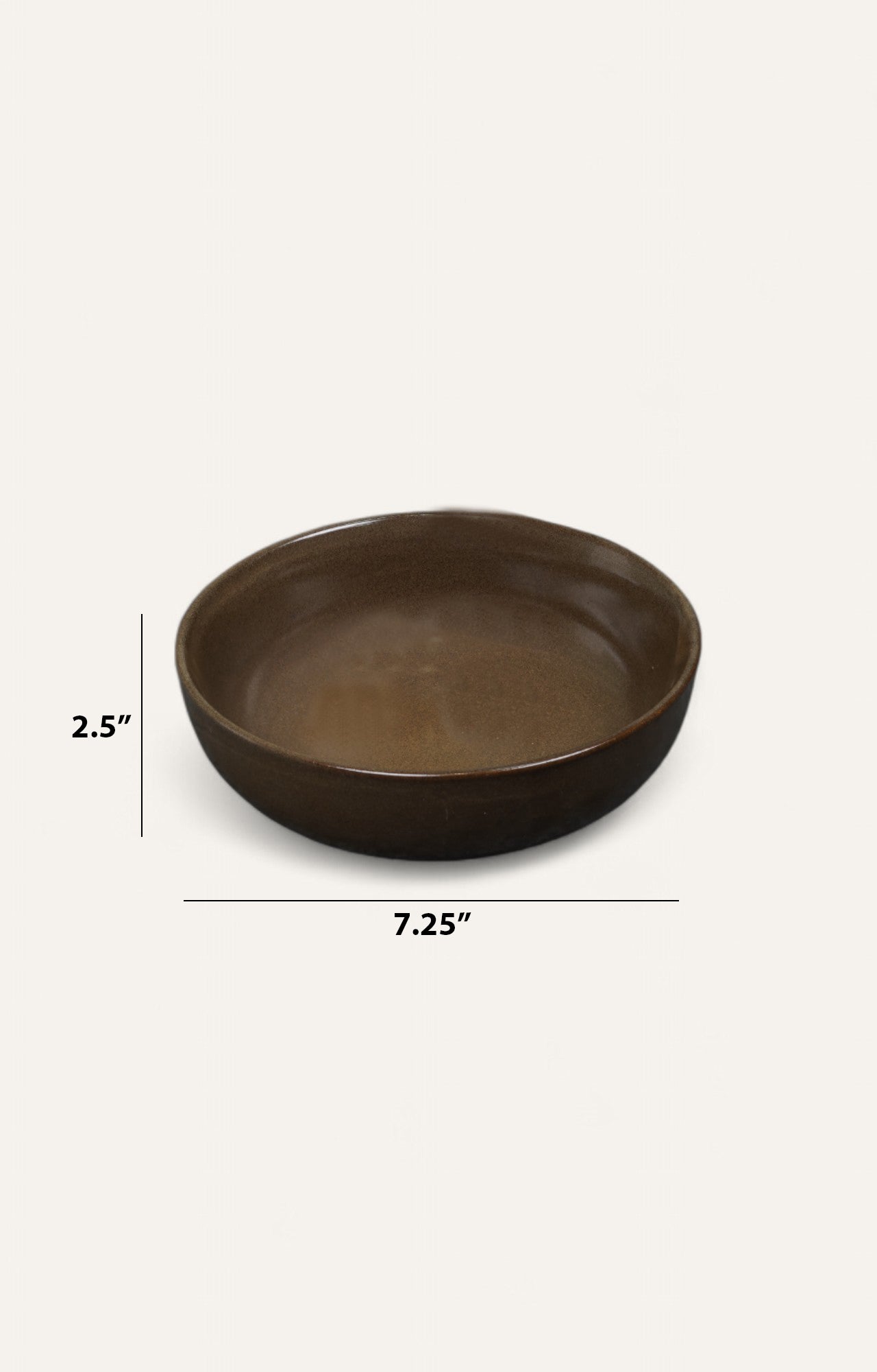 Earth Brown Studio Ceramic Bowl