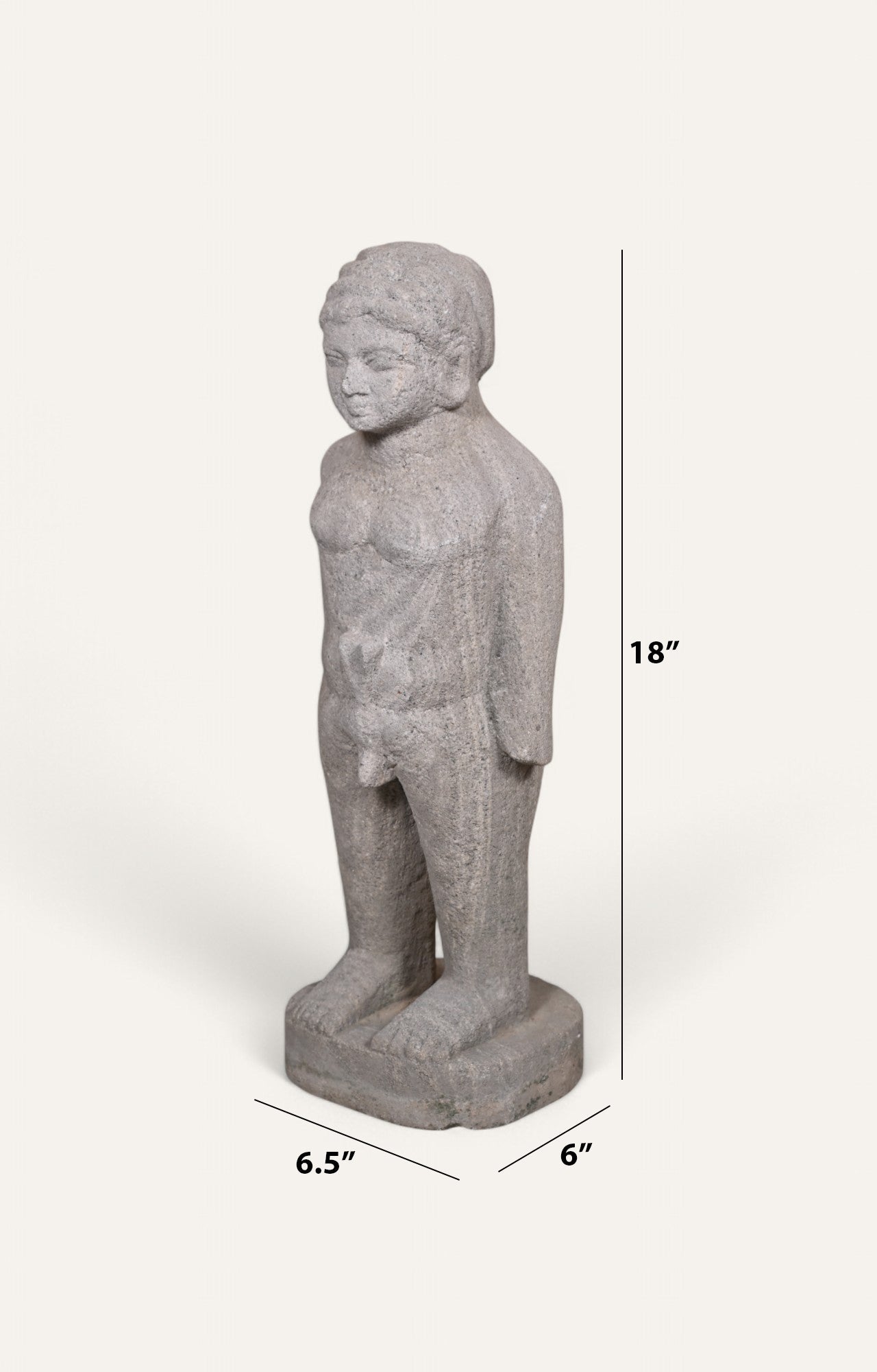 Titan Standing Man Sandstone Sculpture