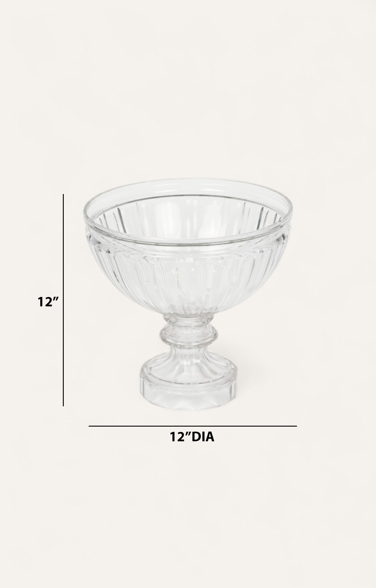 Classic Glass Fruit Bowl