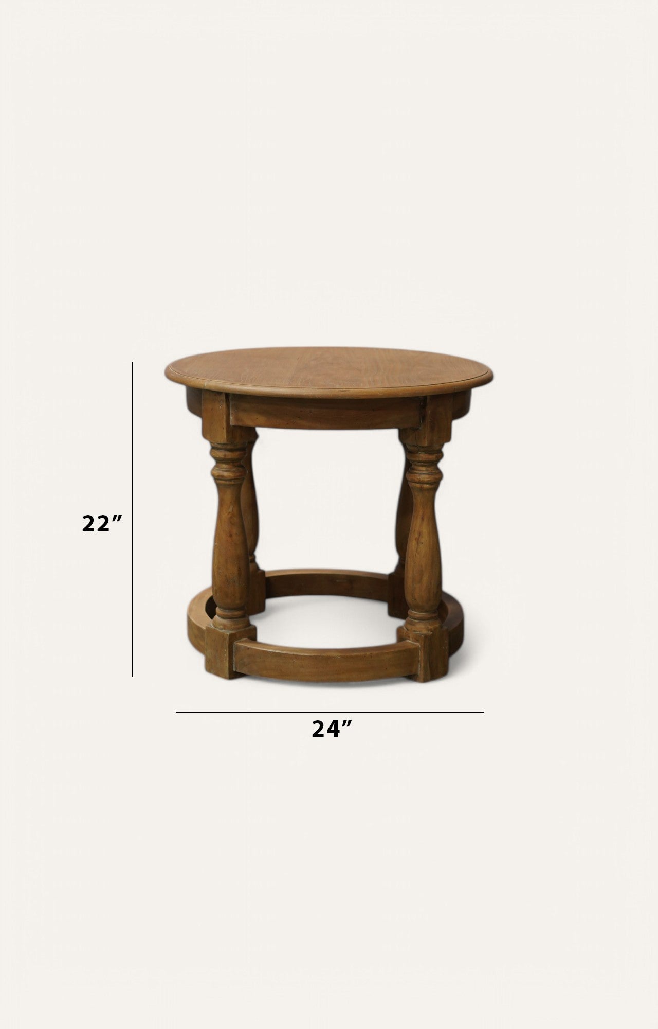 Baluster side table