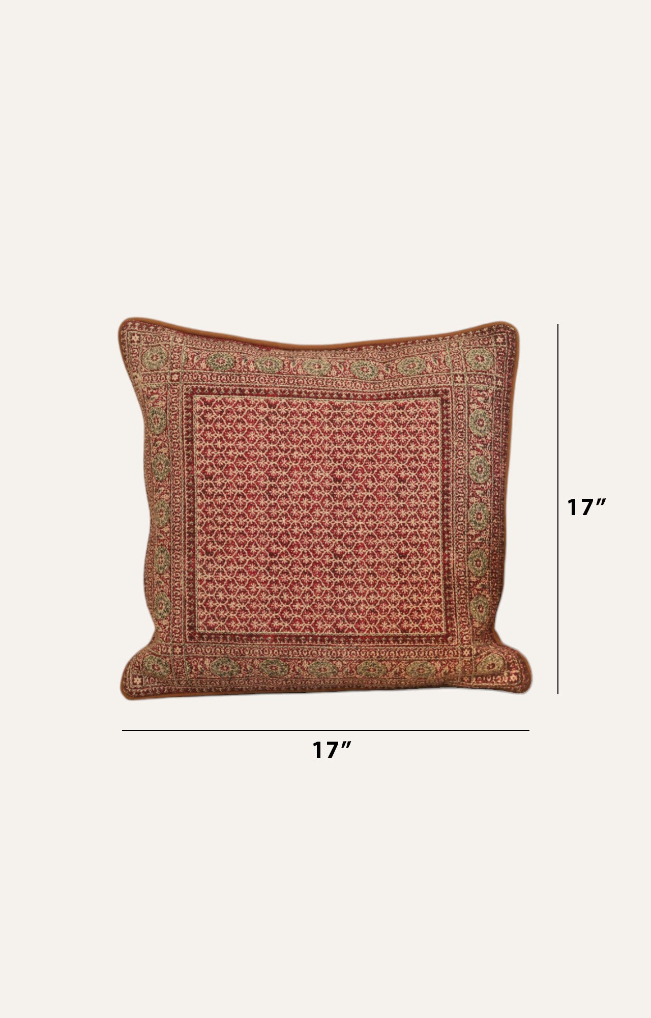 pink heritage Cotton Cushion