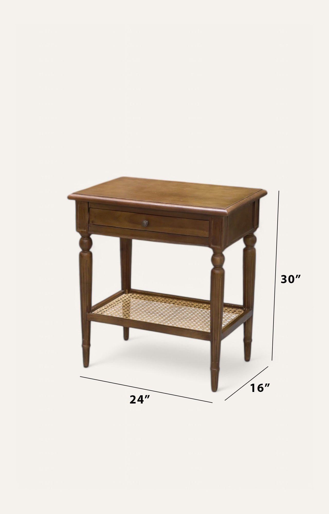 Classic Rattan Night Stand