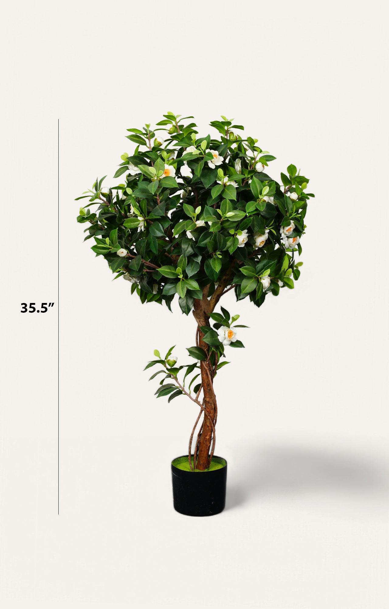 Artificial Camellia Topiary – 3 Feet