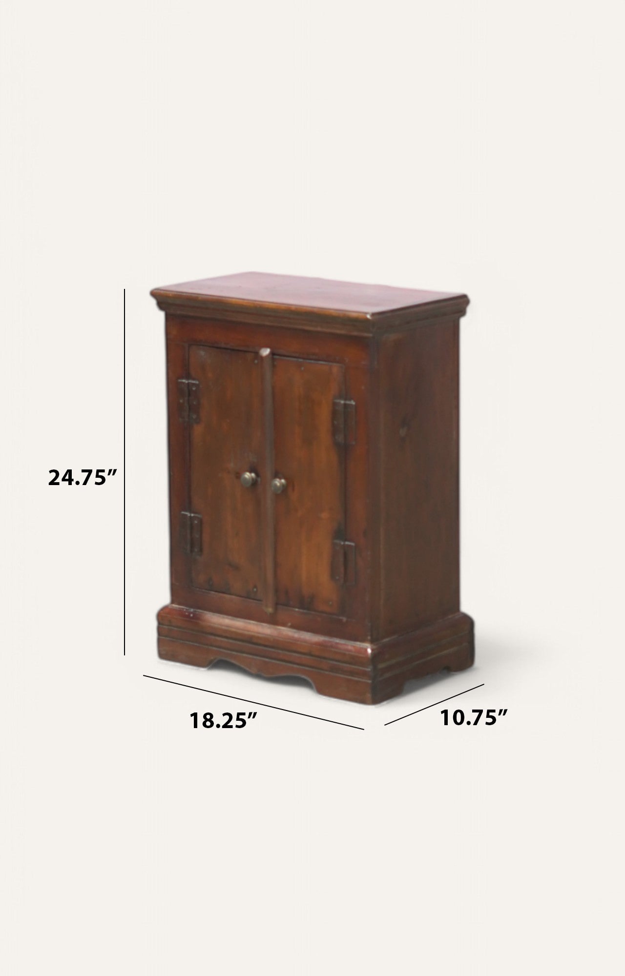 Eda Double Door Wooden Cabinet