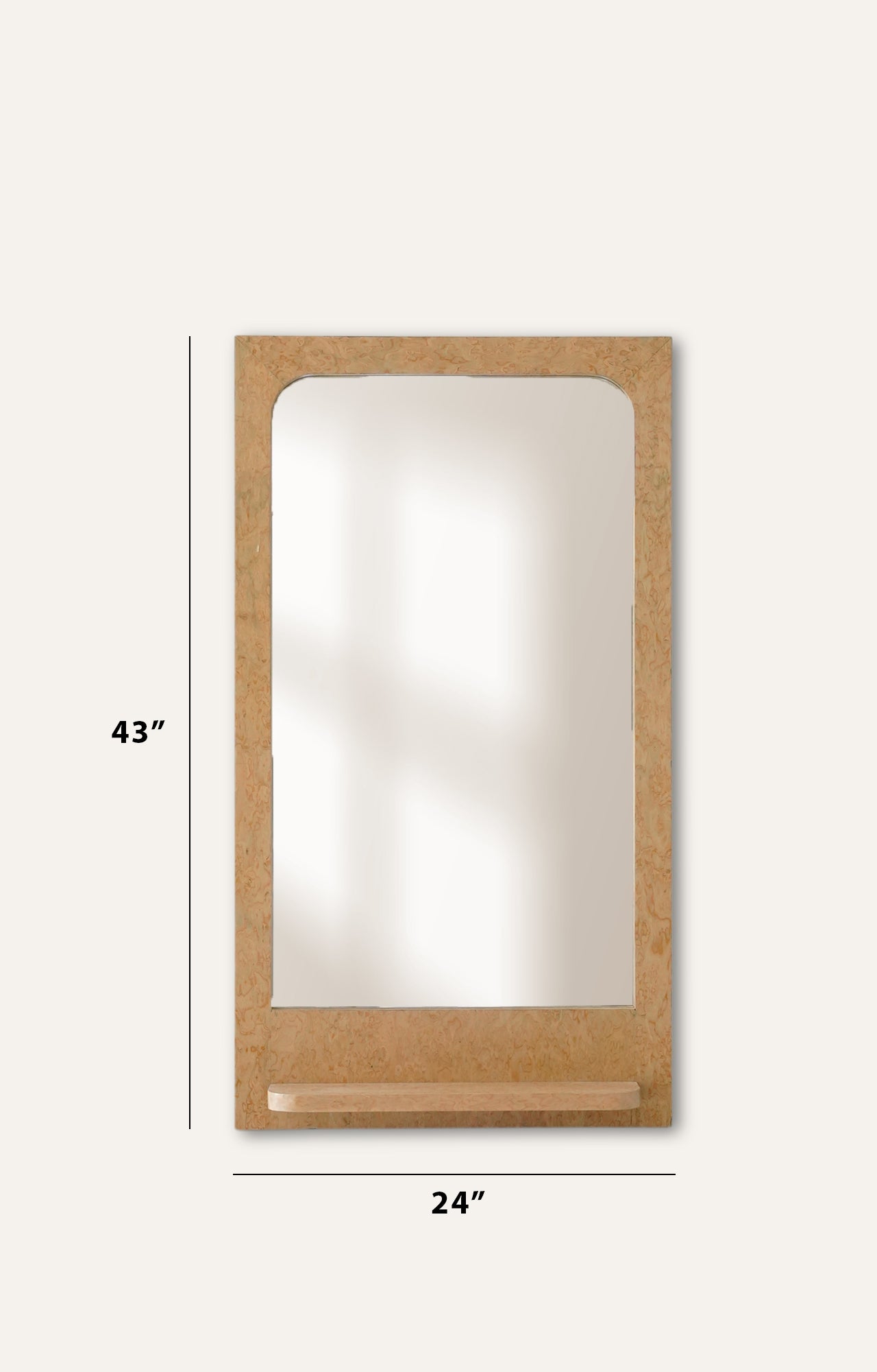 Kalon Modern Wood Frame Mirror
