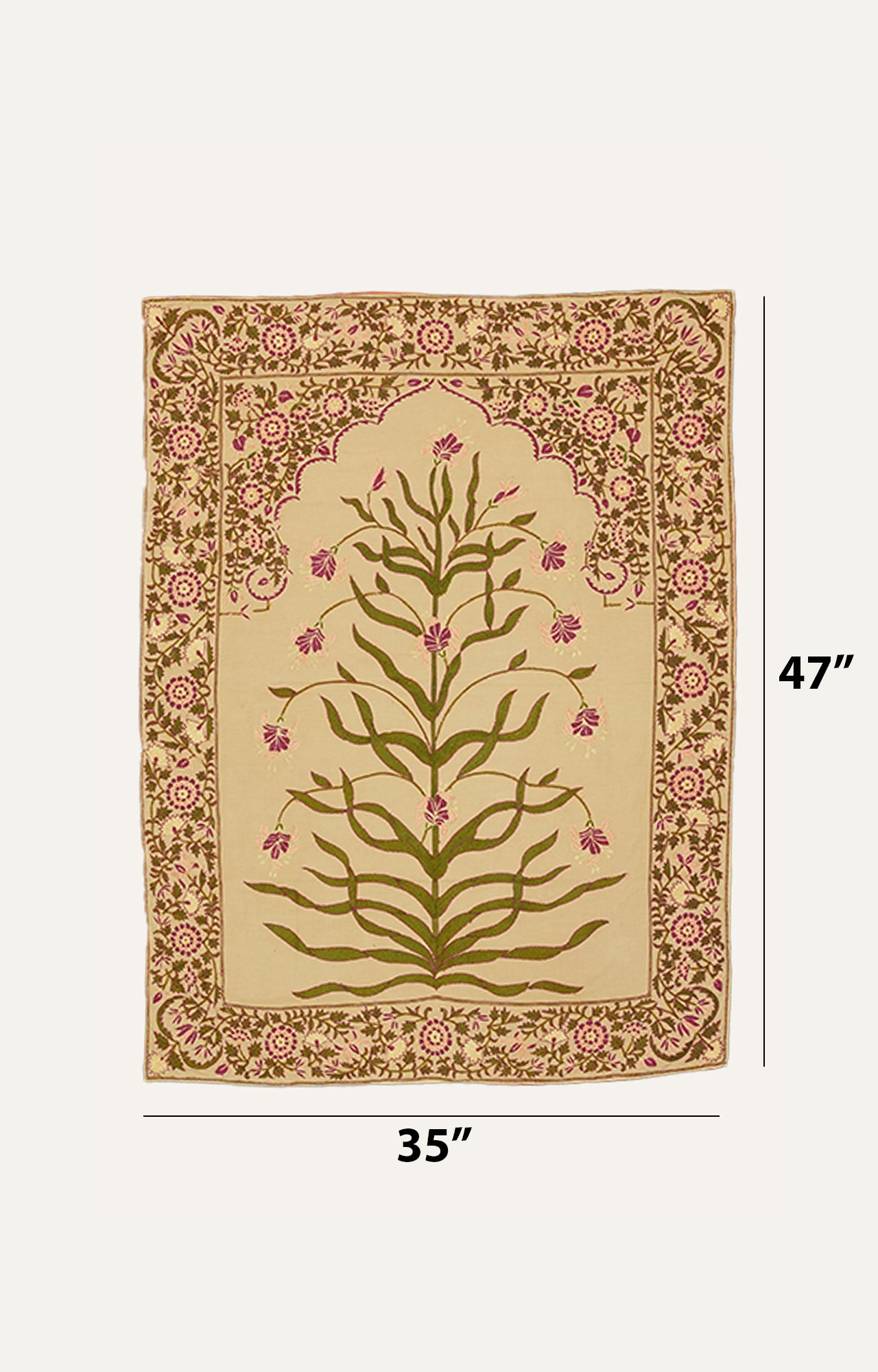 Tranquil Hand-Embroidered Pichwai