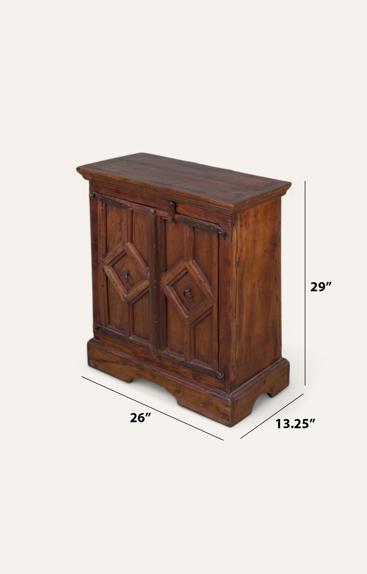 French Vintage Design Wooden Cabinet