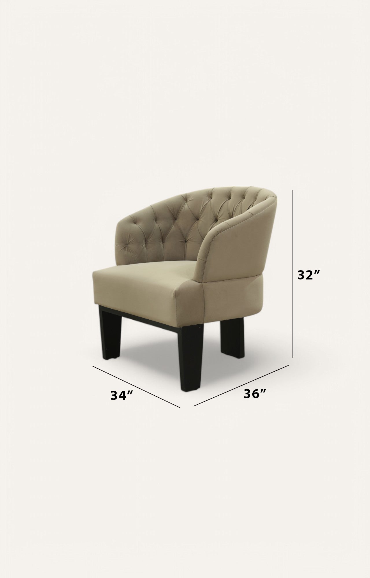 Tufted Velvet Armchair