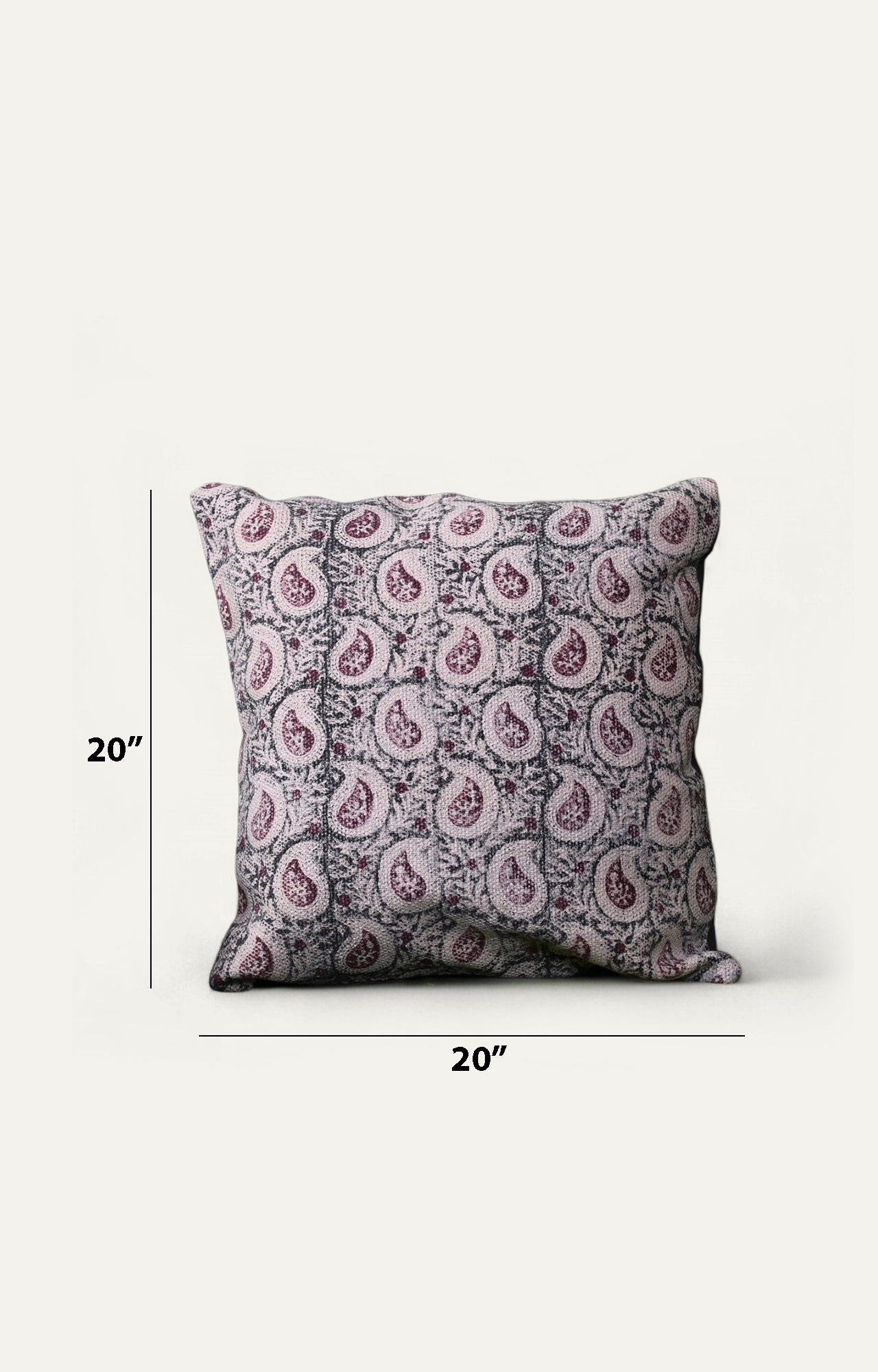 Indian Floral Print Cotton Cushion Cover