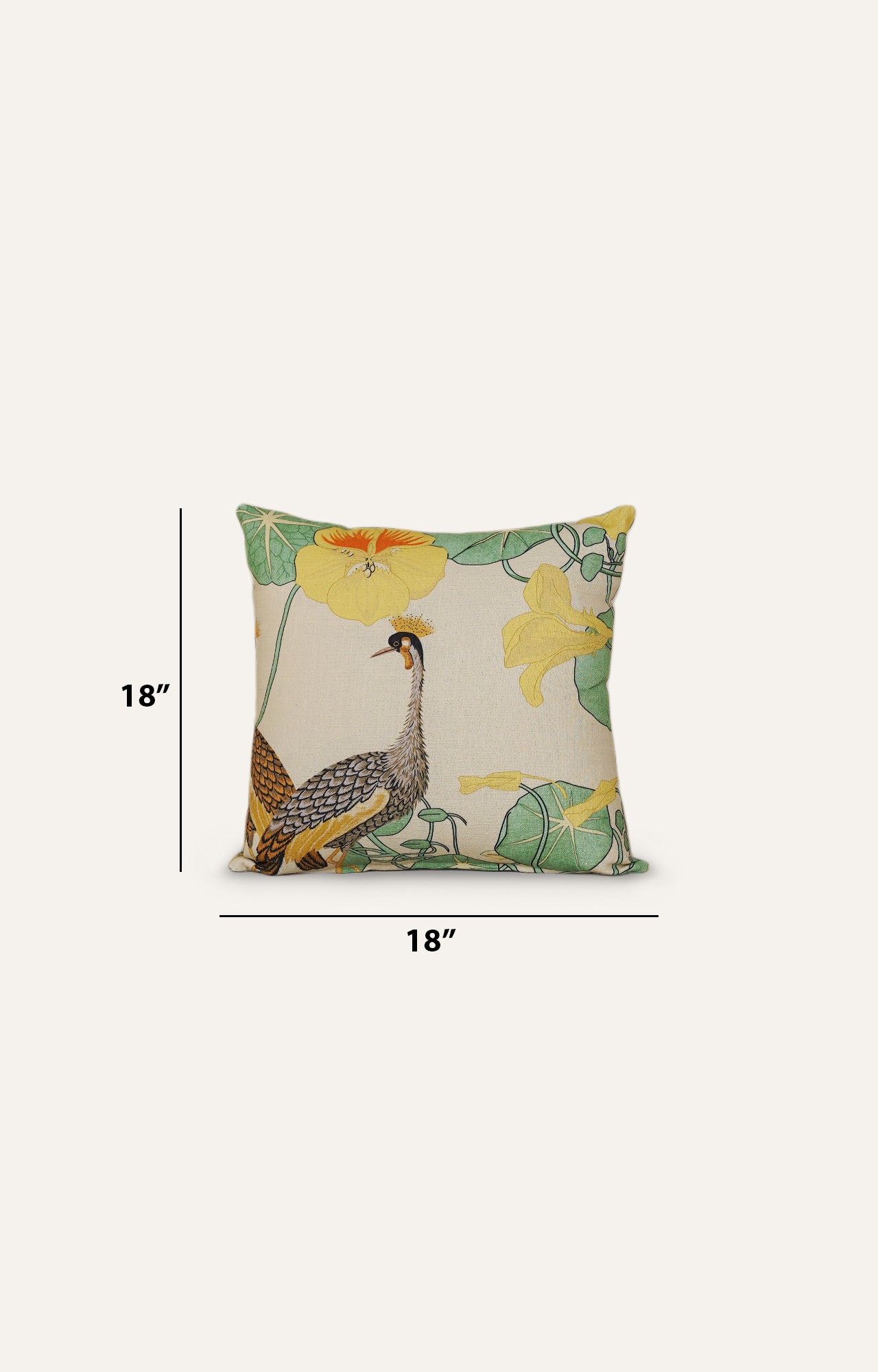 Royal Peacock Cotton Cushion Cover
