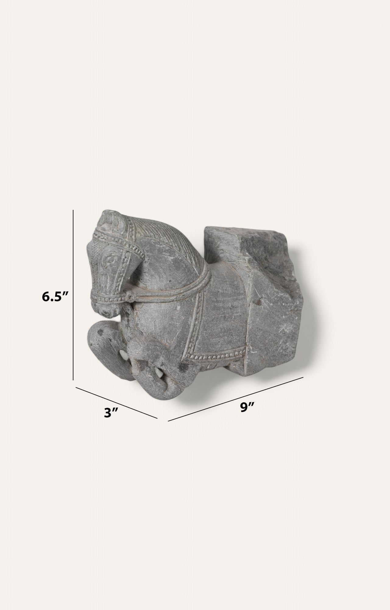 Riding Horse Bust Sculpture