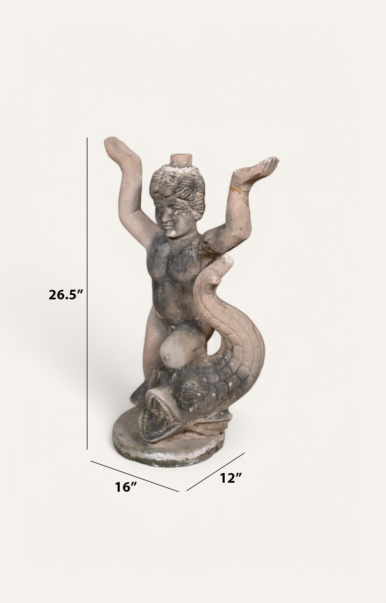 Vintage Olympian Sandstone Sculpture