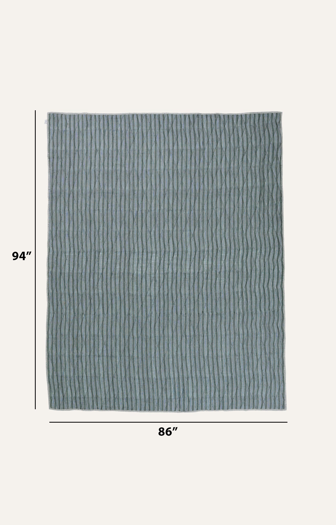 Monsoon Stripe Heritage Quilt
