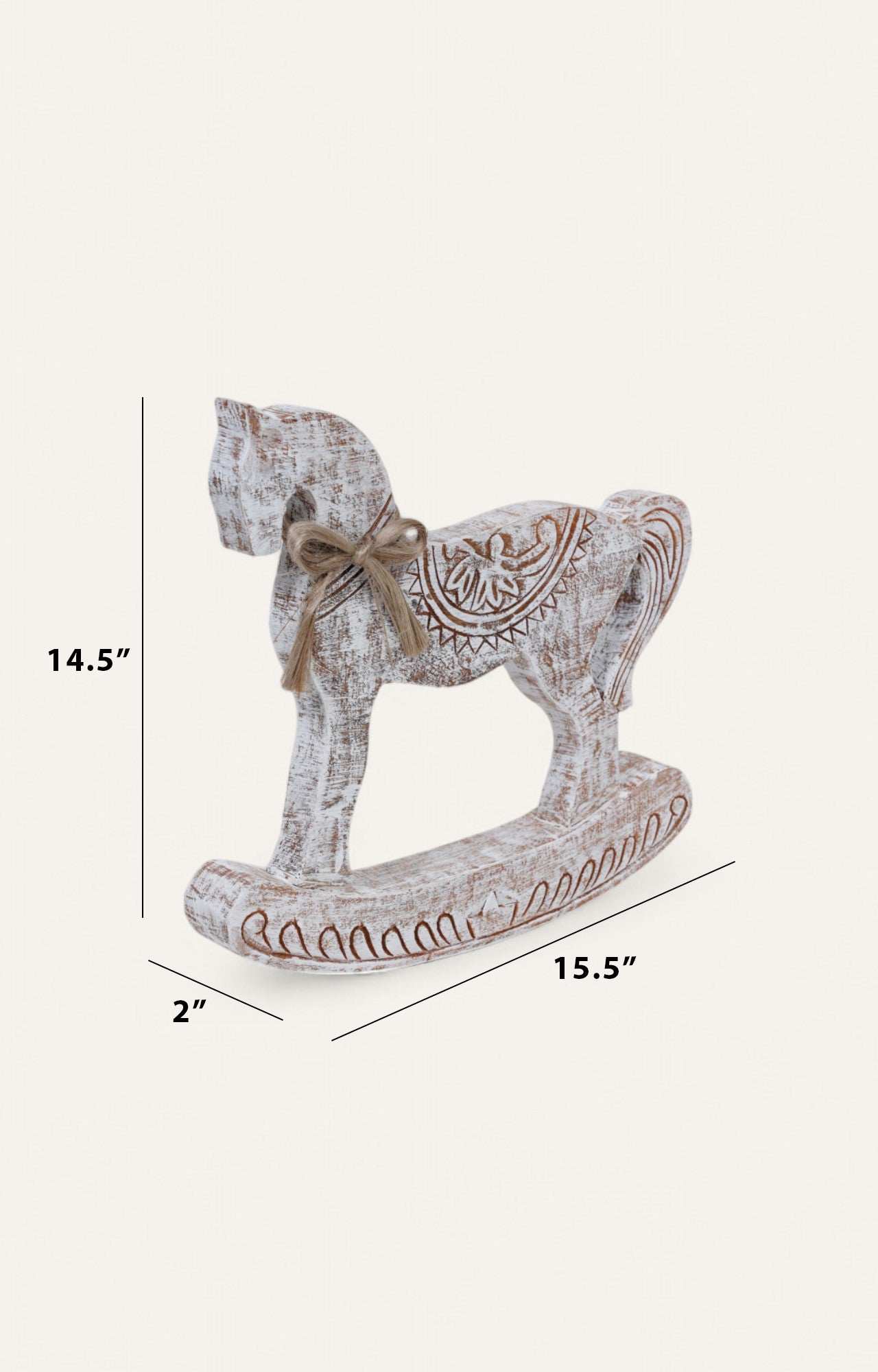 Hippocampus Rocker Christmas Horse