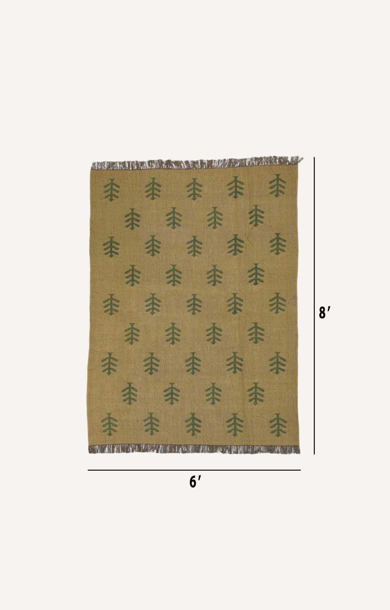 Leaf Harmony Jute Rug