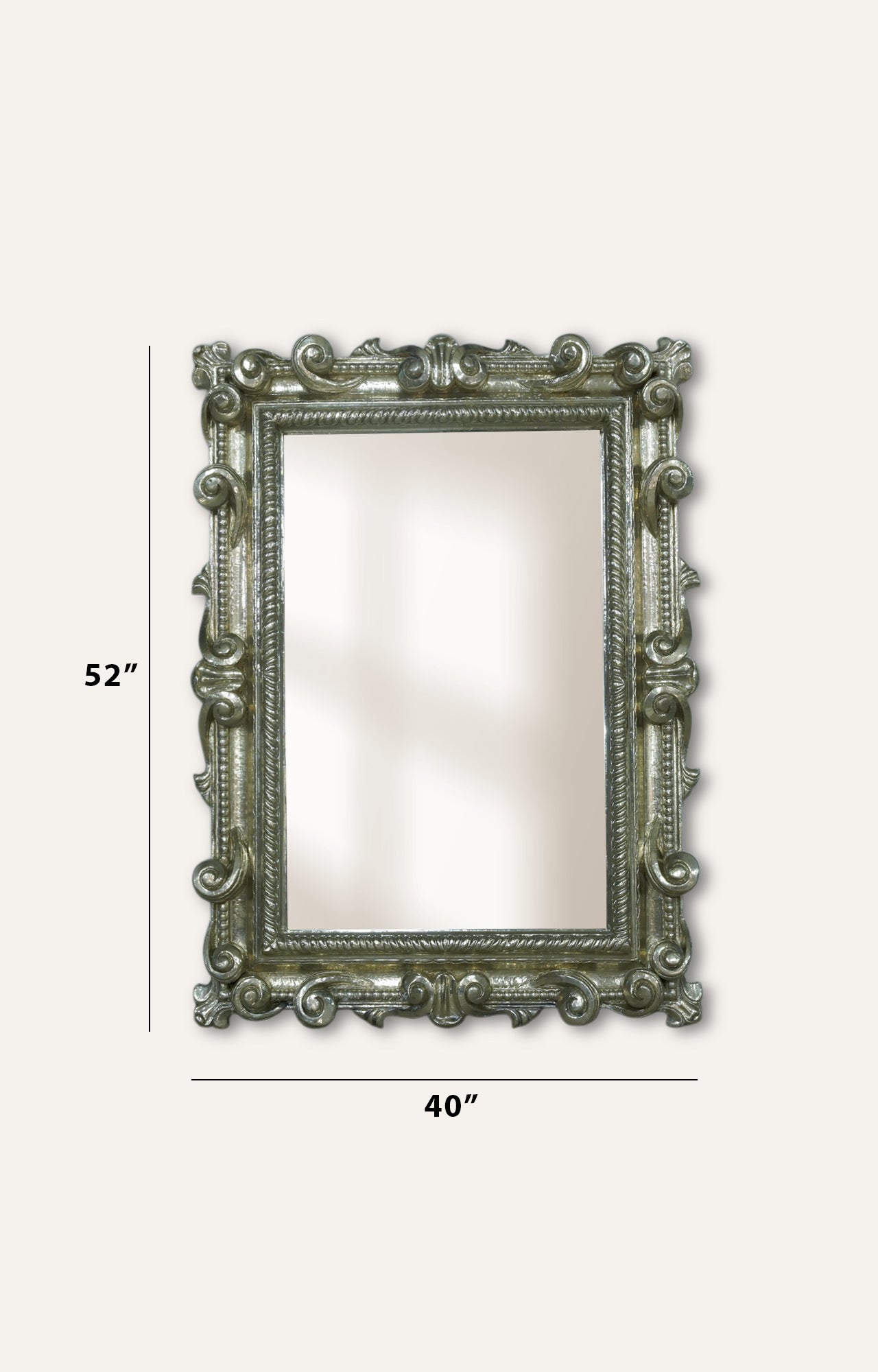 Perseus Square Golden Mirror