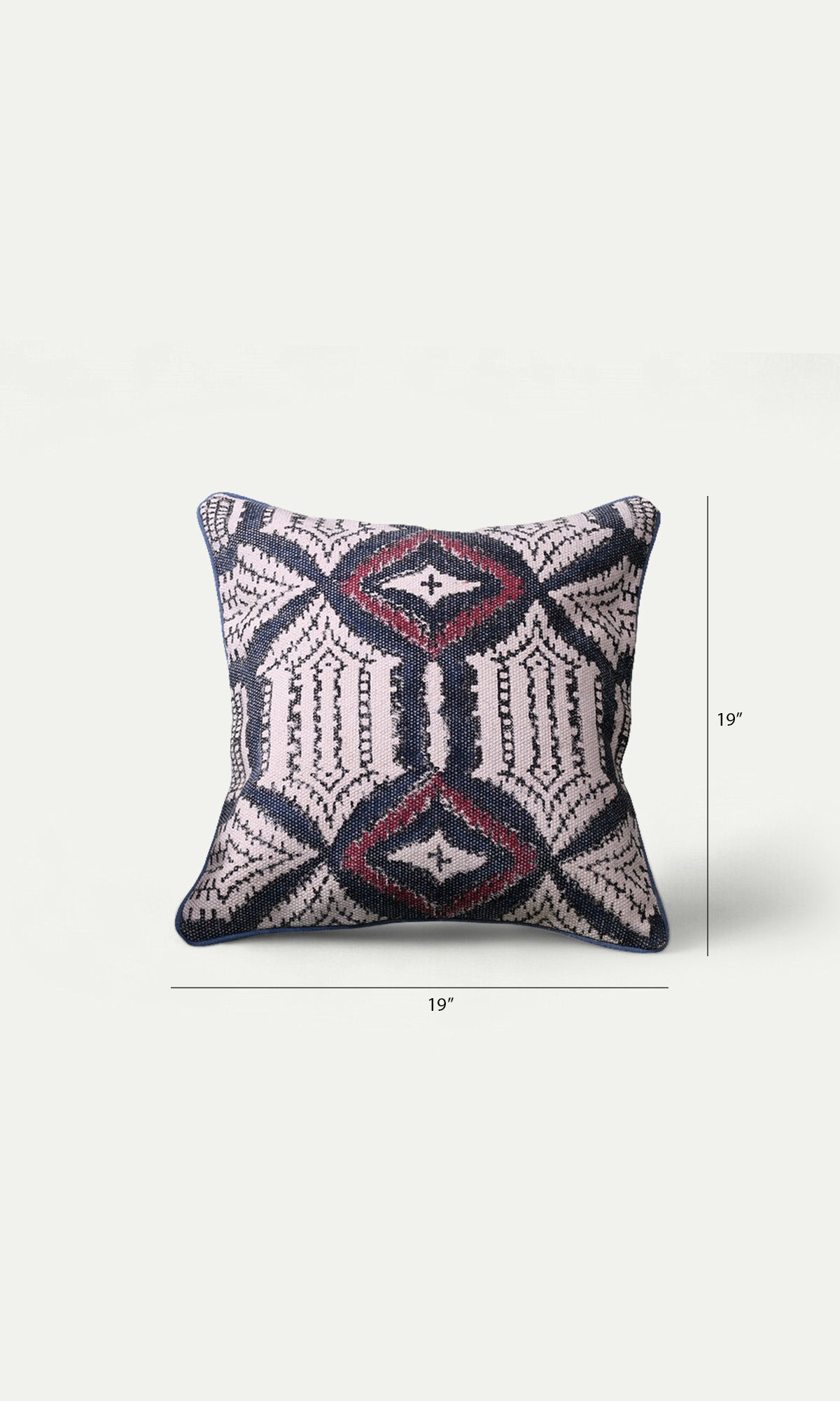 Bold Tribal Print Cotton Cushion Cover