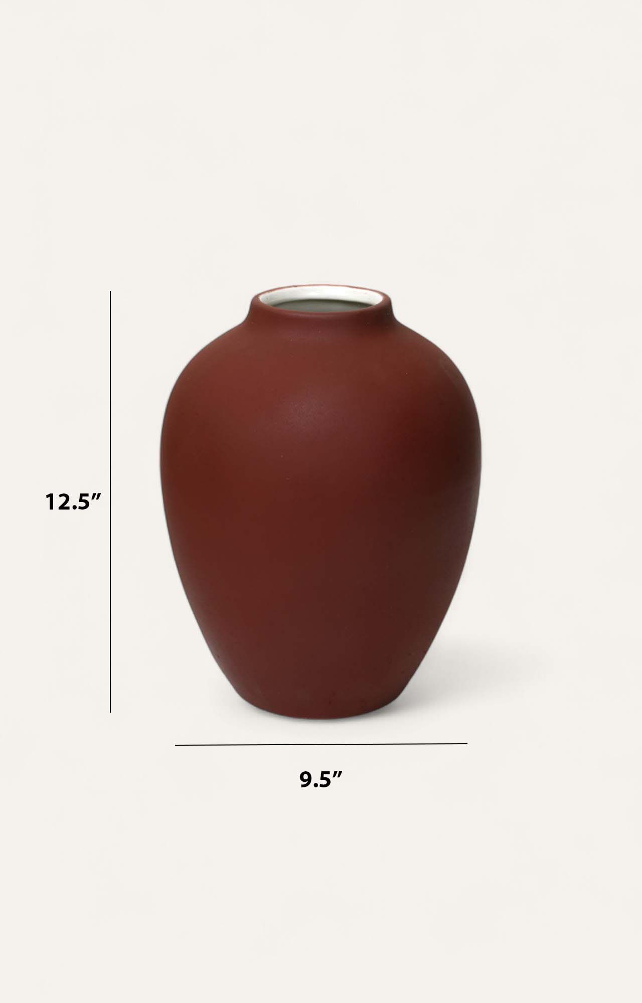 Matte Terracotta Ceramic Vase
