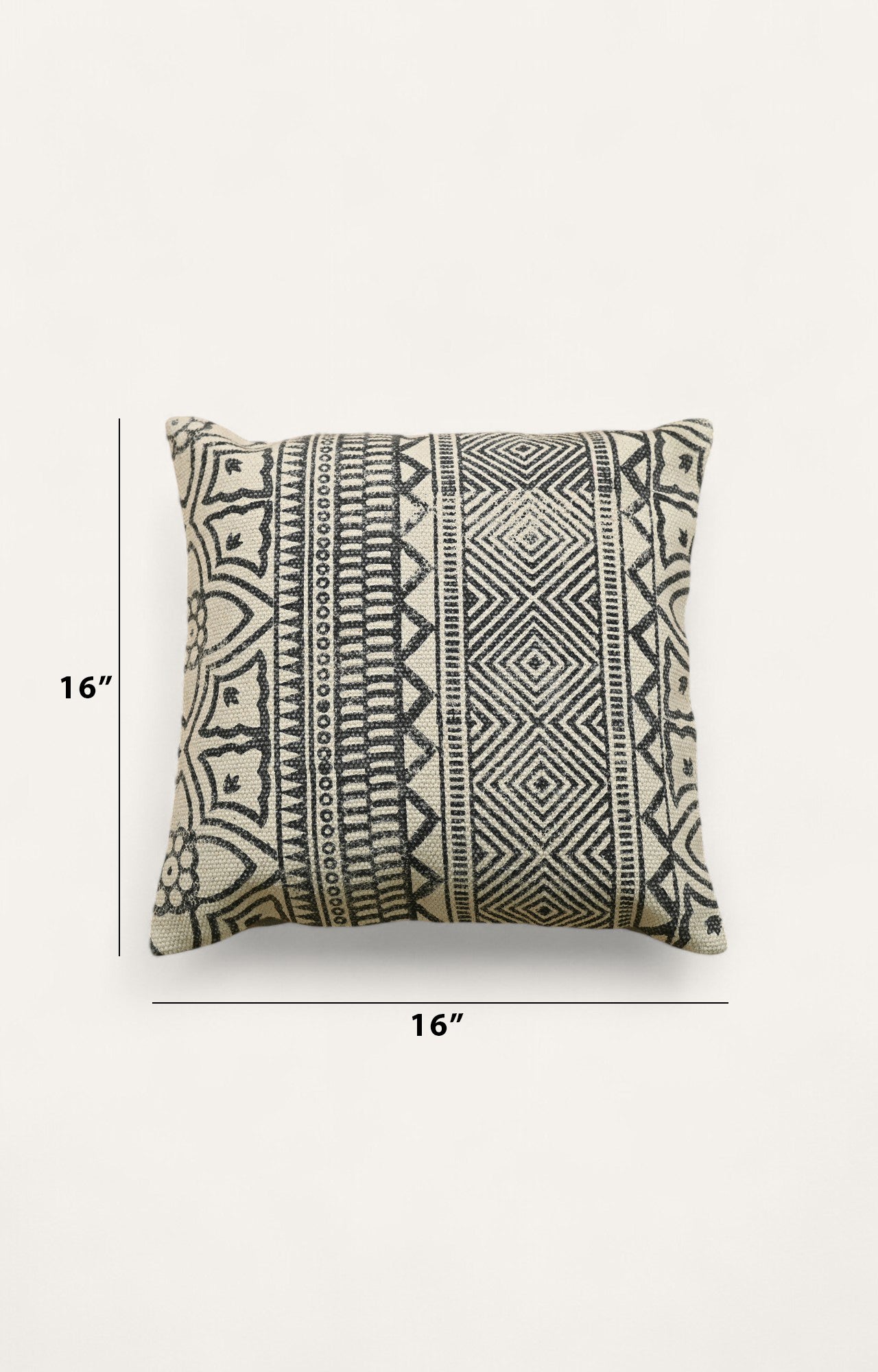 Black Bohemian Cushion