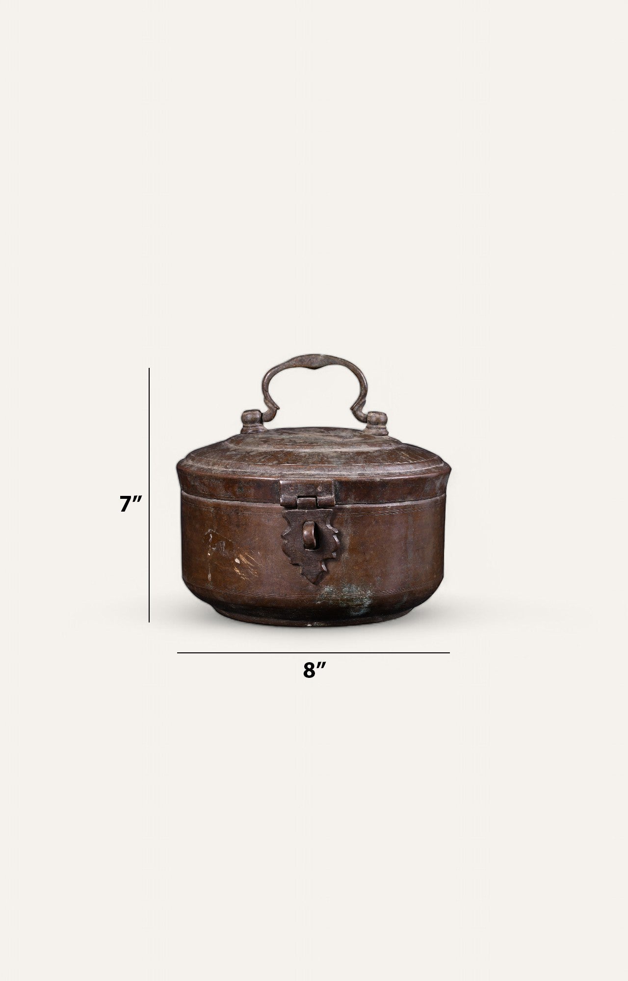Charm Vintage Brass Box