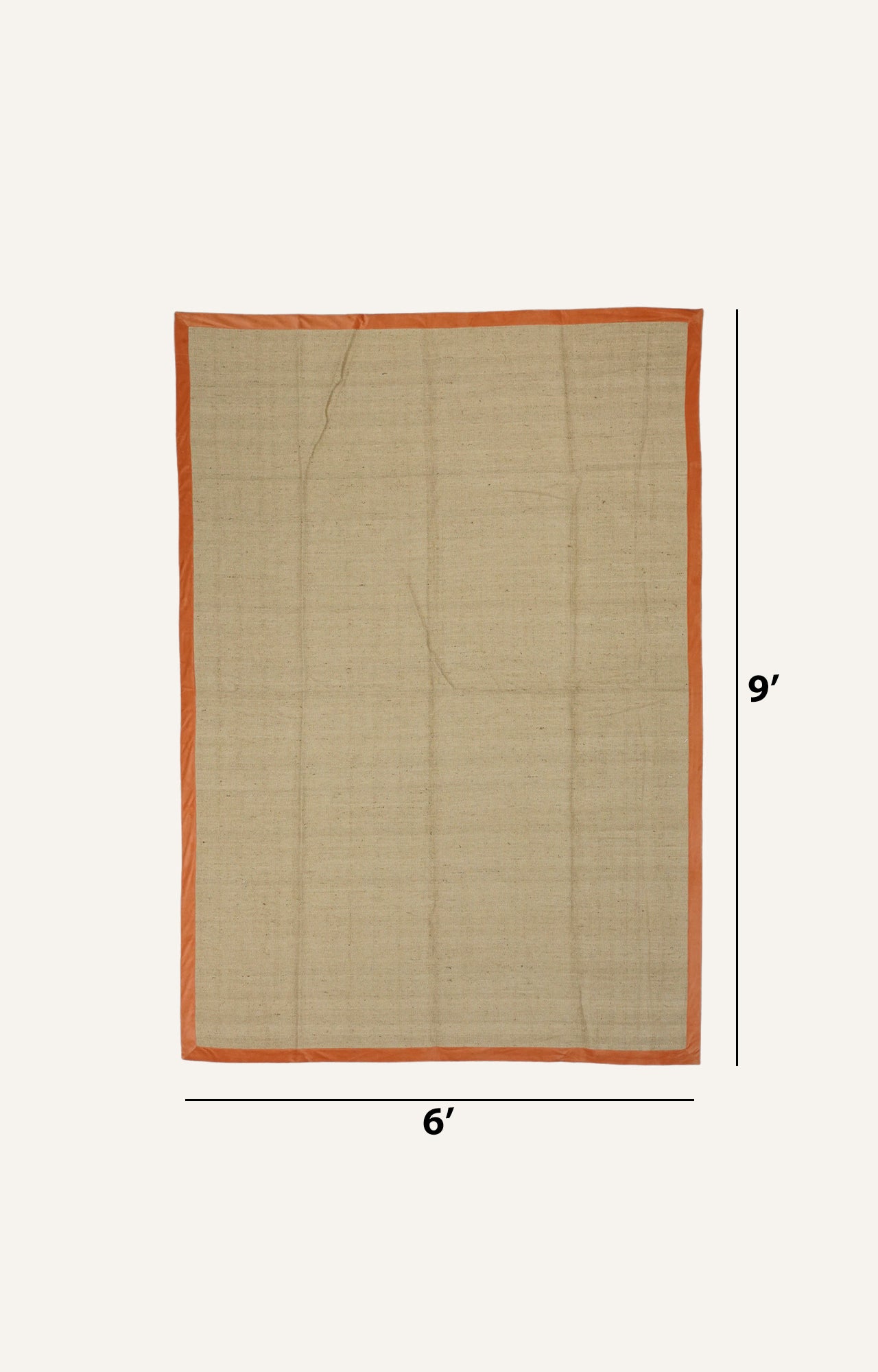 Velvet Bound Jute Rug
