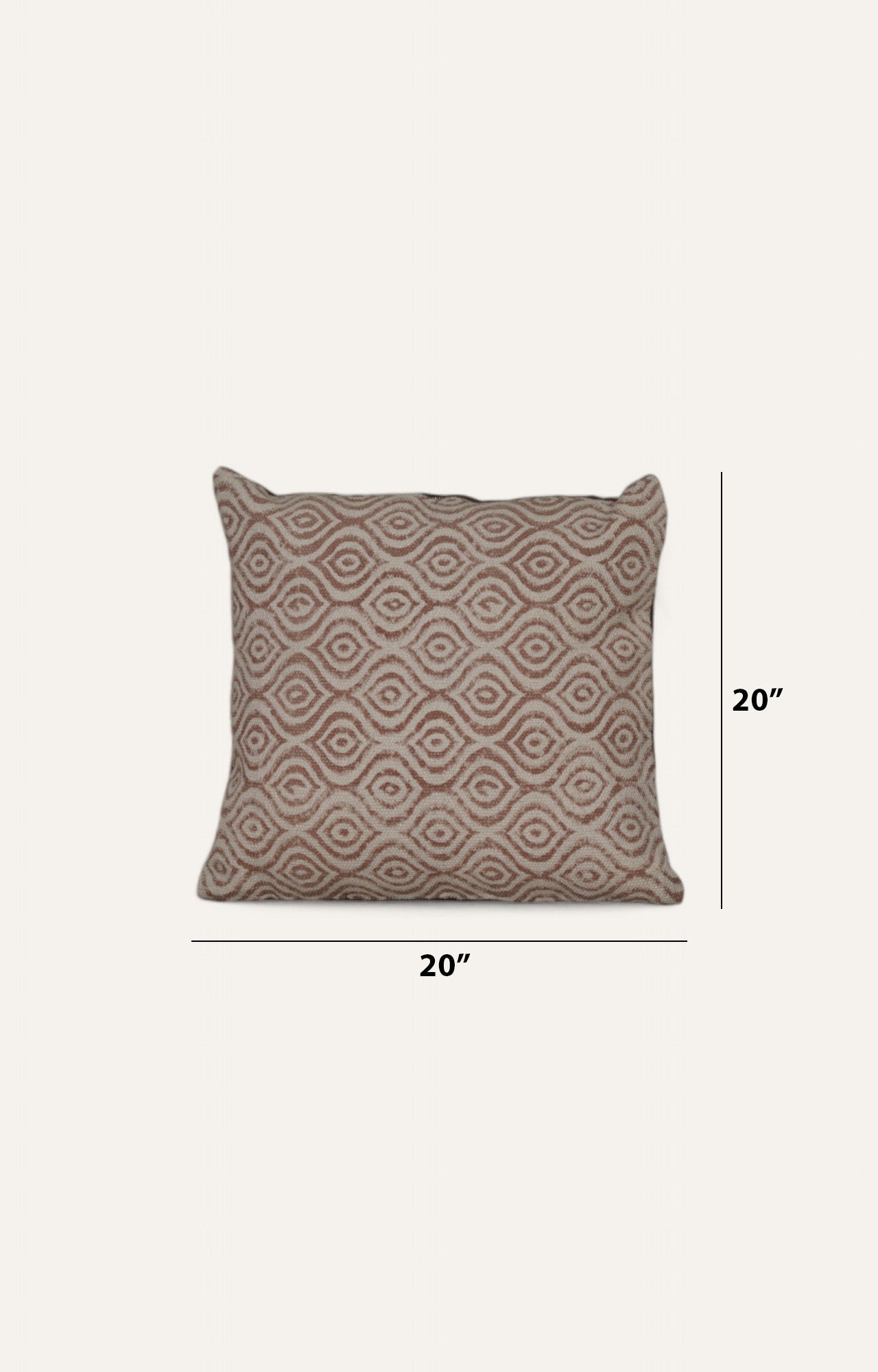 Geometric Block-Printed Cushion Cover